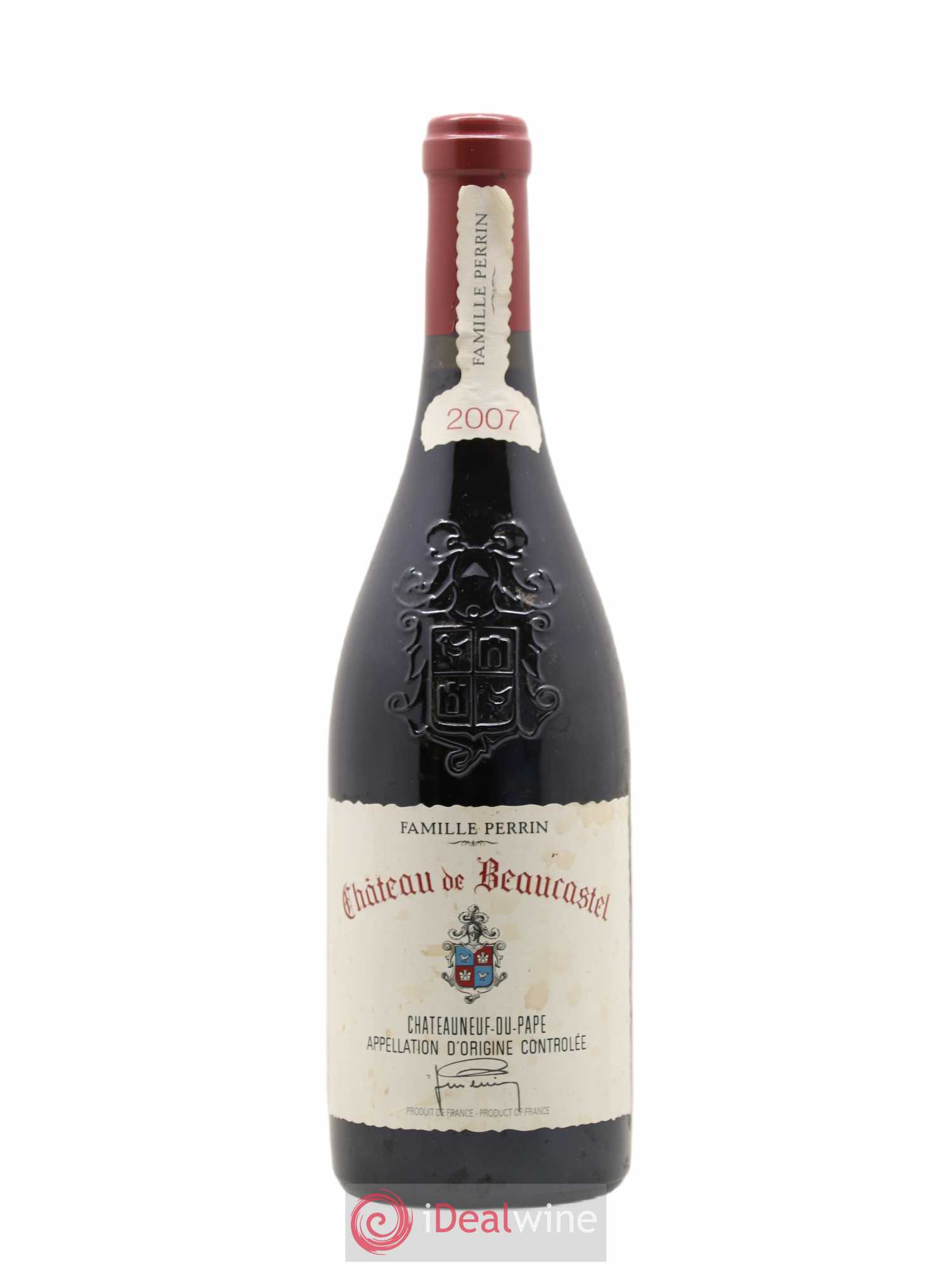Châteauneuf-du-Pape Château de Beaucastel Famille Perrin 2007 - Lot de 1 bouteille - 0