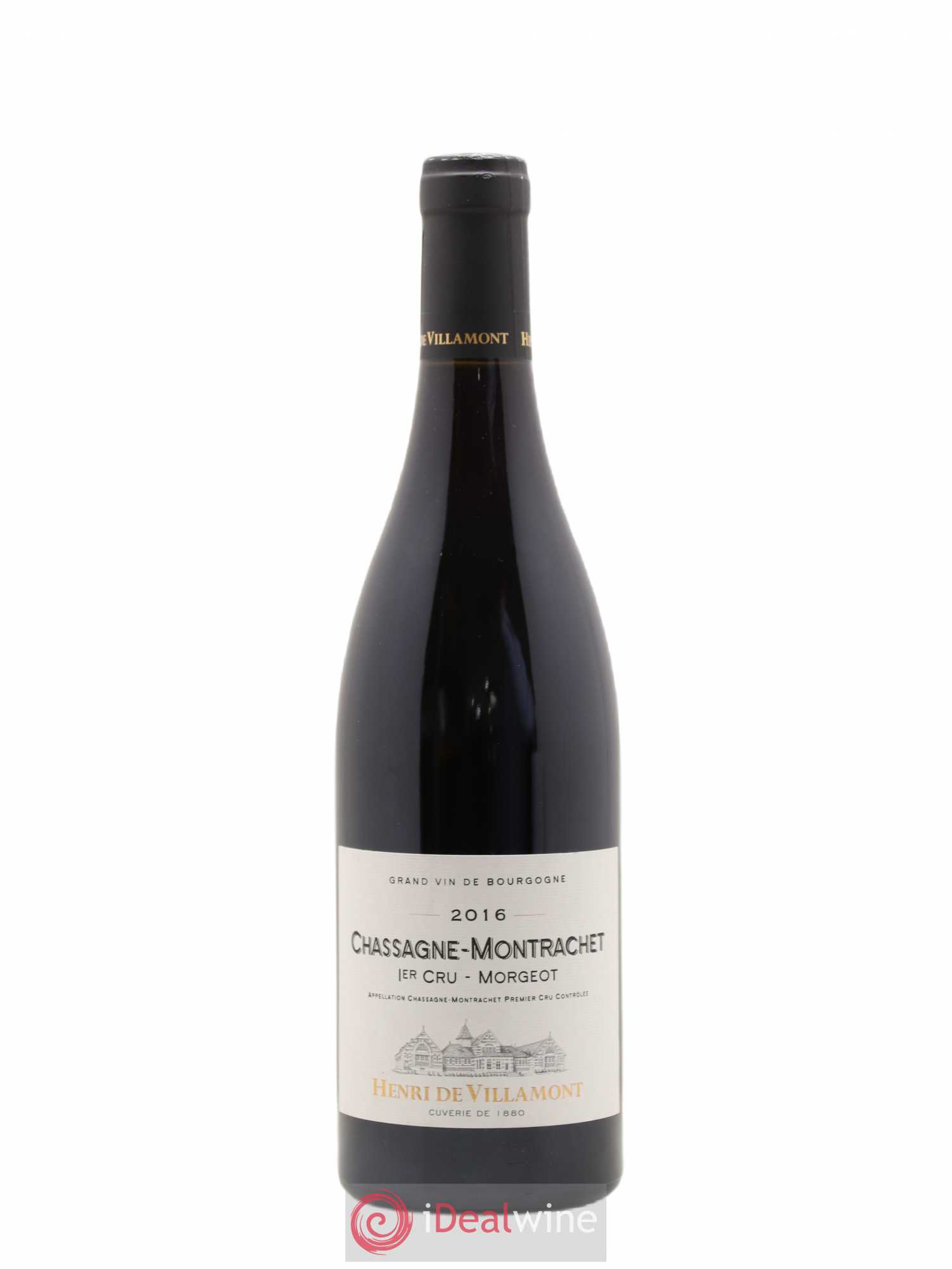 Chassagne-Montrachet 1er Cru Morgeot Henri de Villamont 2016 - Posten von 1 Flasche - 0