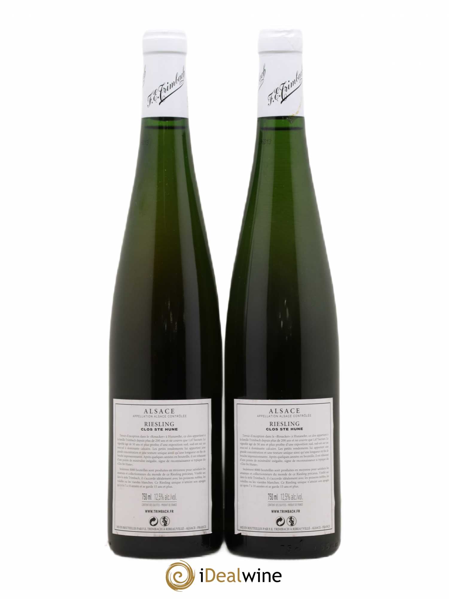 Alsace Riesling Clos Sainte-Hune Trimbach (Domaine) 2013 - Lot of 2 bottles - 1