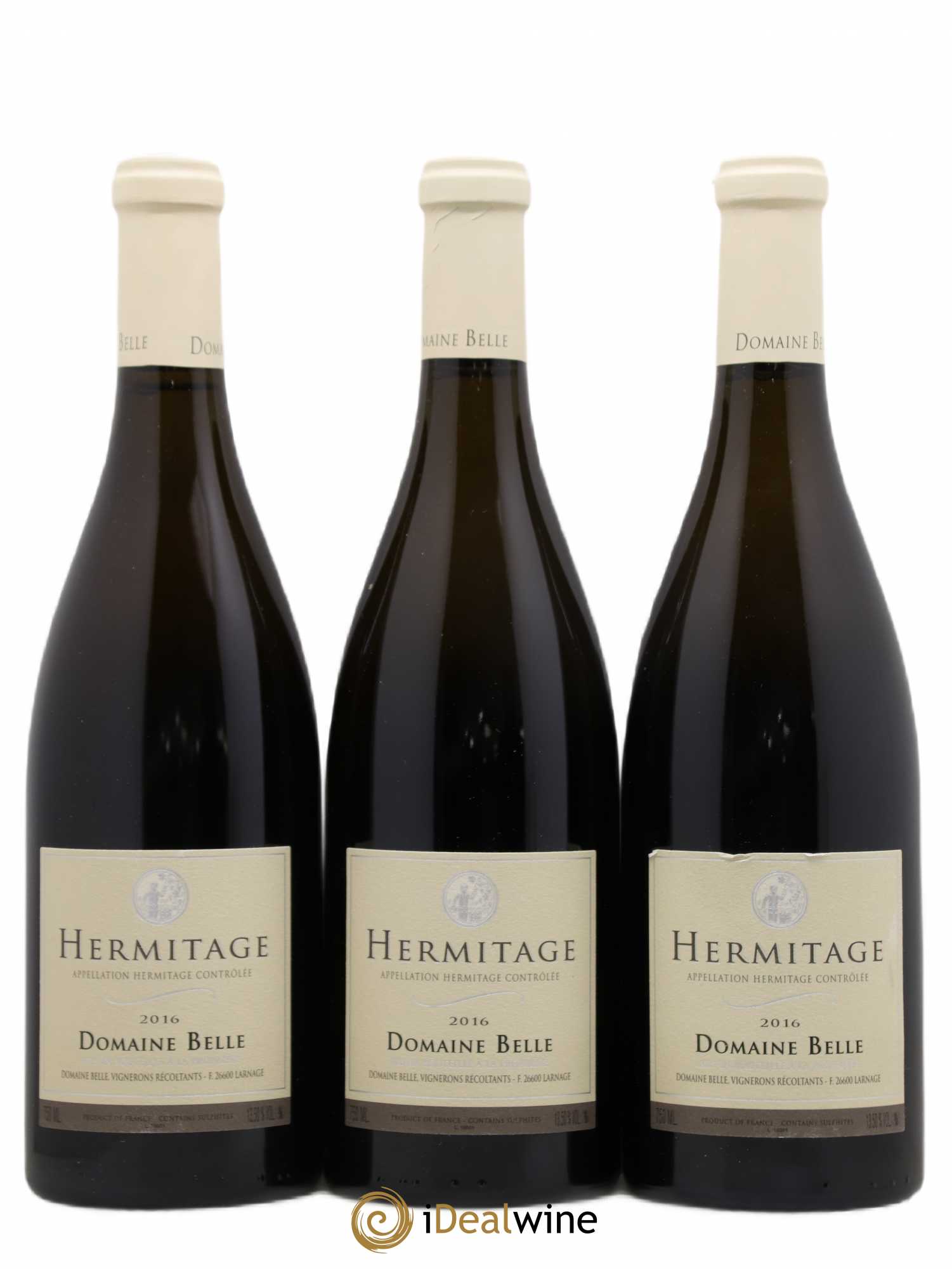Hermitage Domaine Belle 2016 - Lot de 3 bouteilles - 0