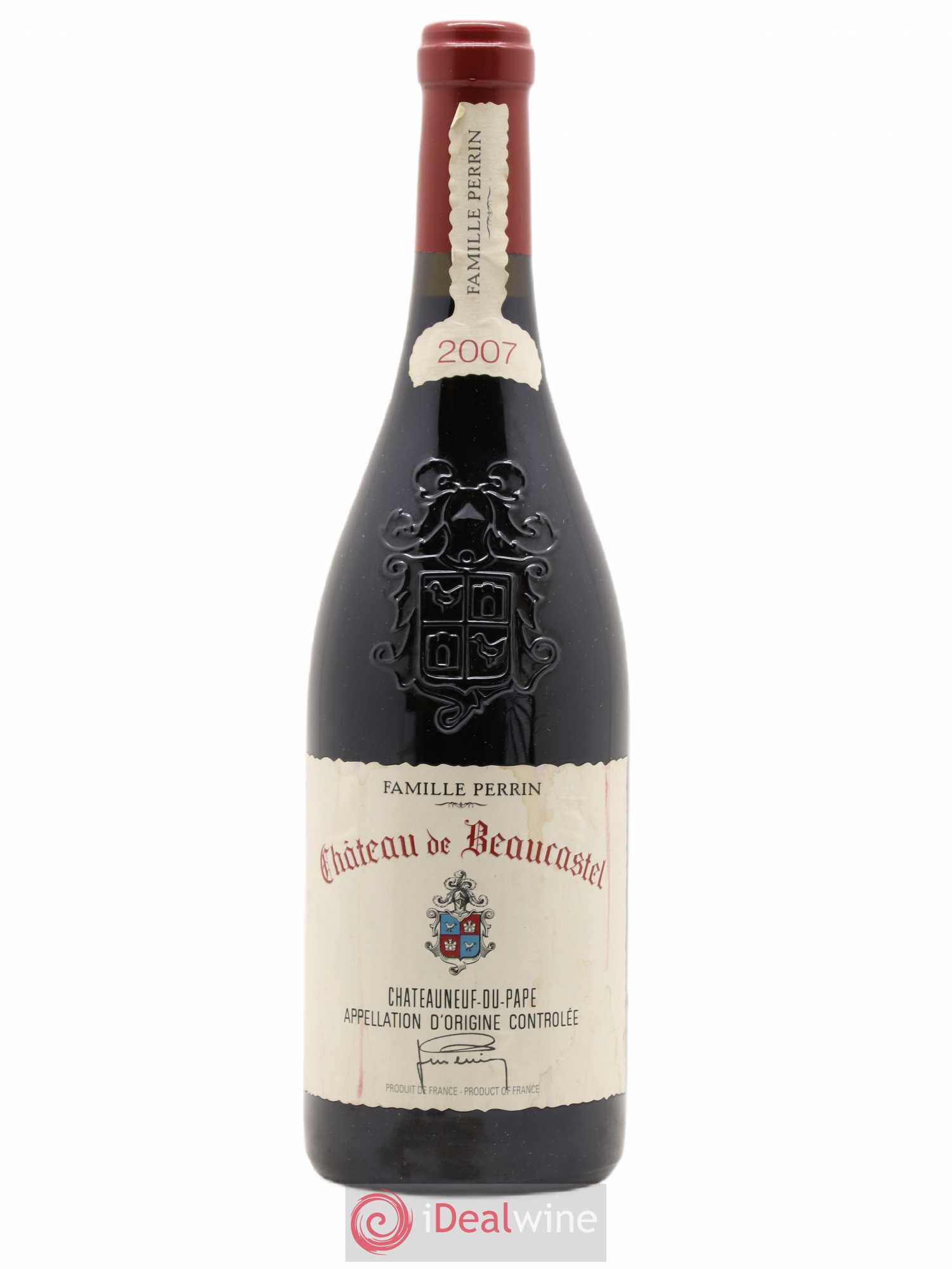 Châteauneuf-du-Pape Château de Beaucastel Famille Perrin 2007 - Lot de 1 bouteille - 0