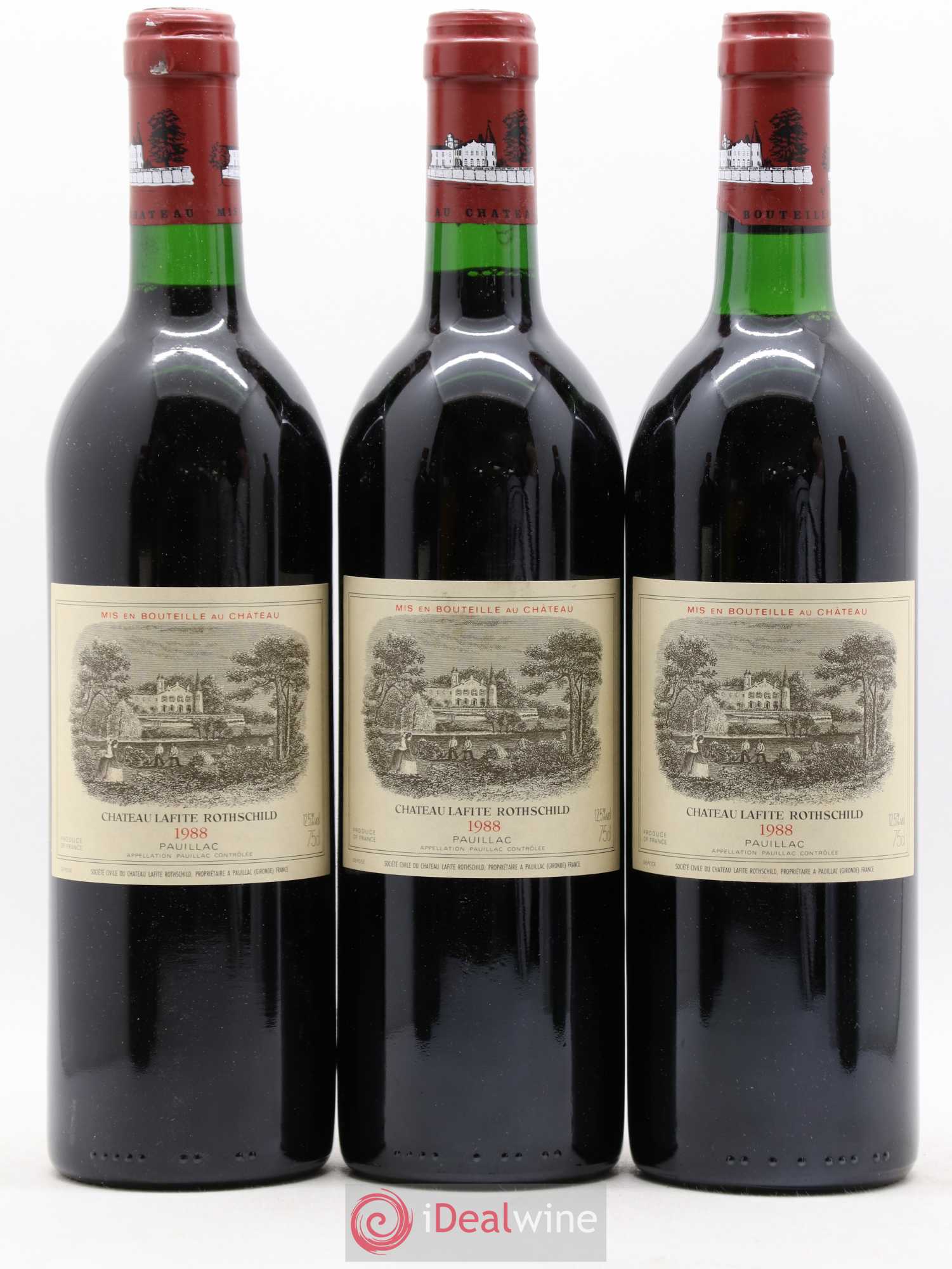 Château Lafite Rothschild 1er Grand Cru Classé 1988 - Lot de 6 bouteilles - 2