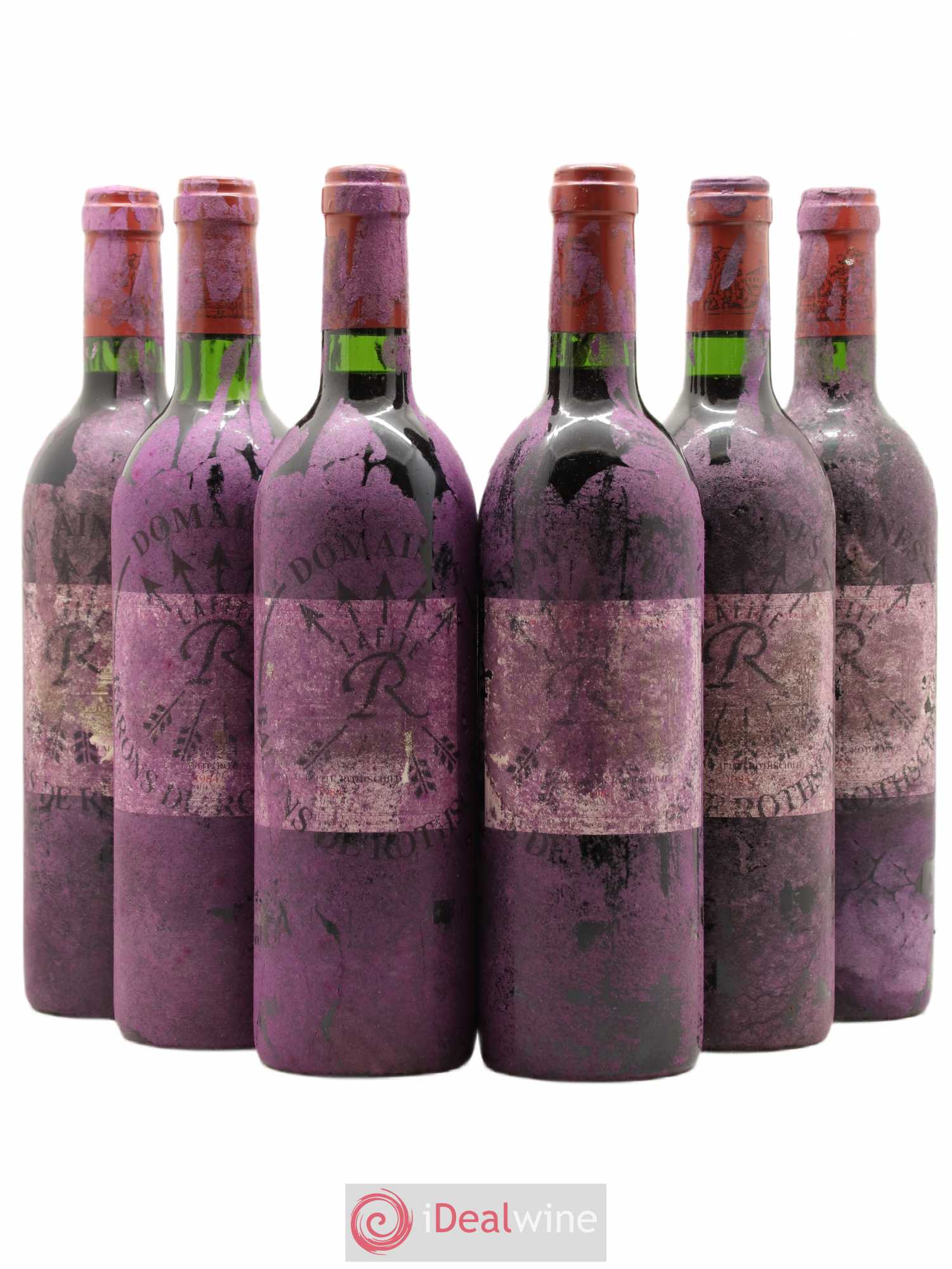 Château Lafite Rothschild 1er Grand Cru Classé 1984 - Lot de 6 bouteilles - 0