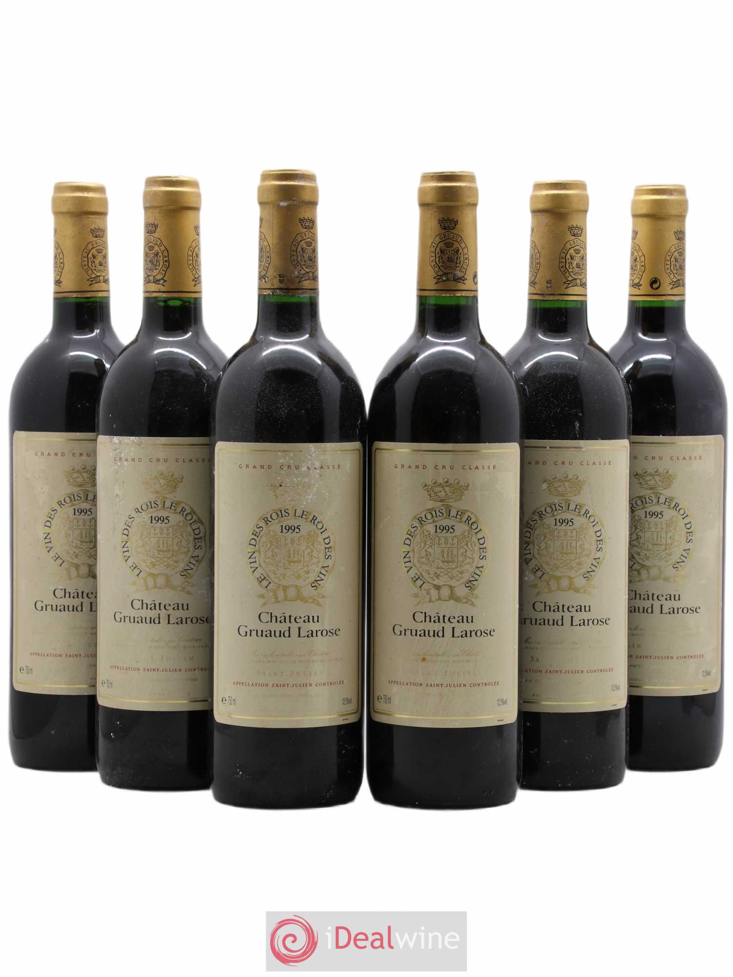 Château Gruaud Larose 2ème Grand Cru Classé 1995 - Lot de 6 bouteilles - 0