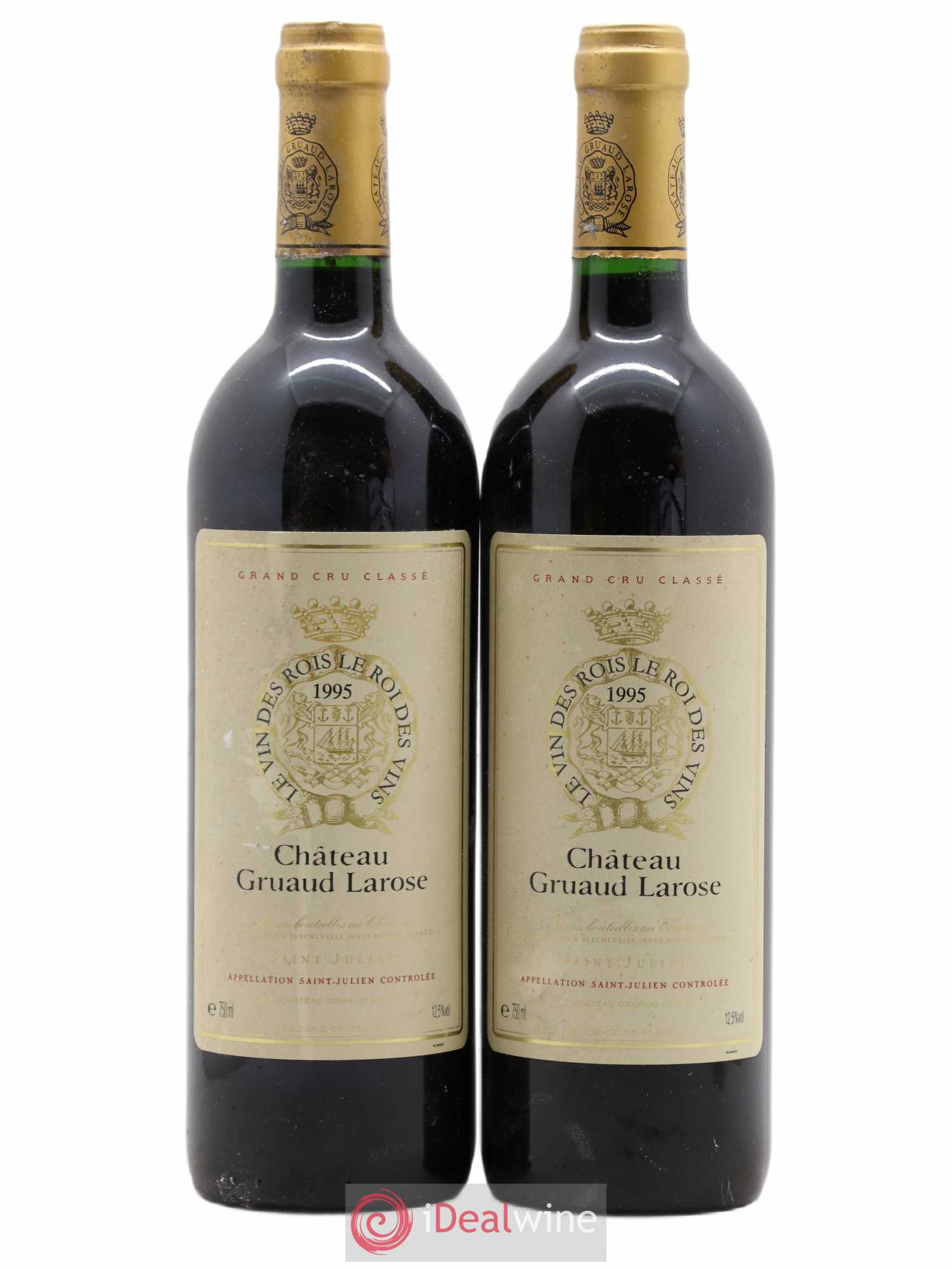 Château Gruaud Larose 2ème Grand Cru Classé 1995 - Lot de 2 bouteilles - 0