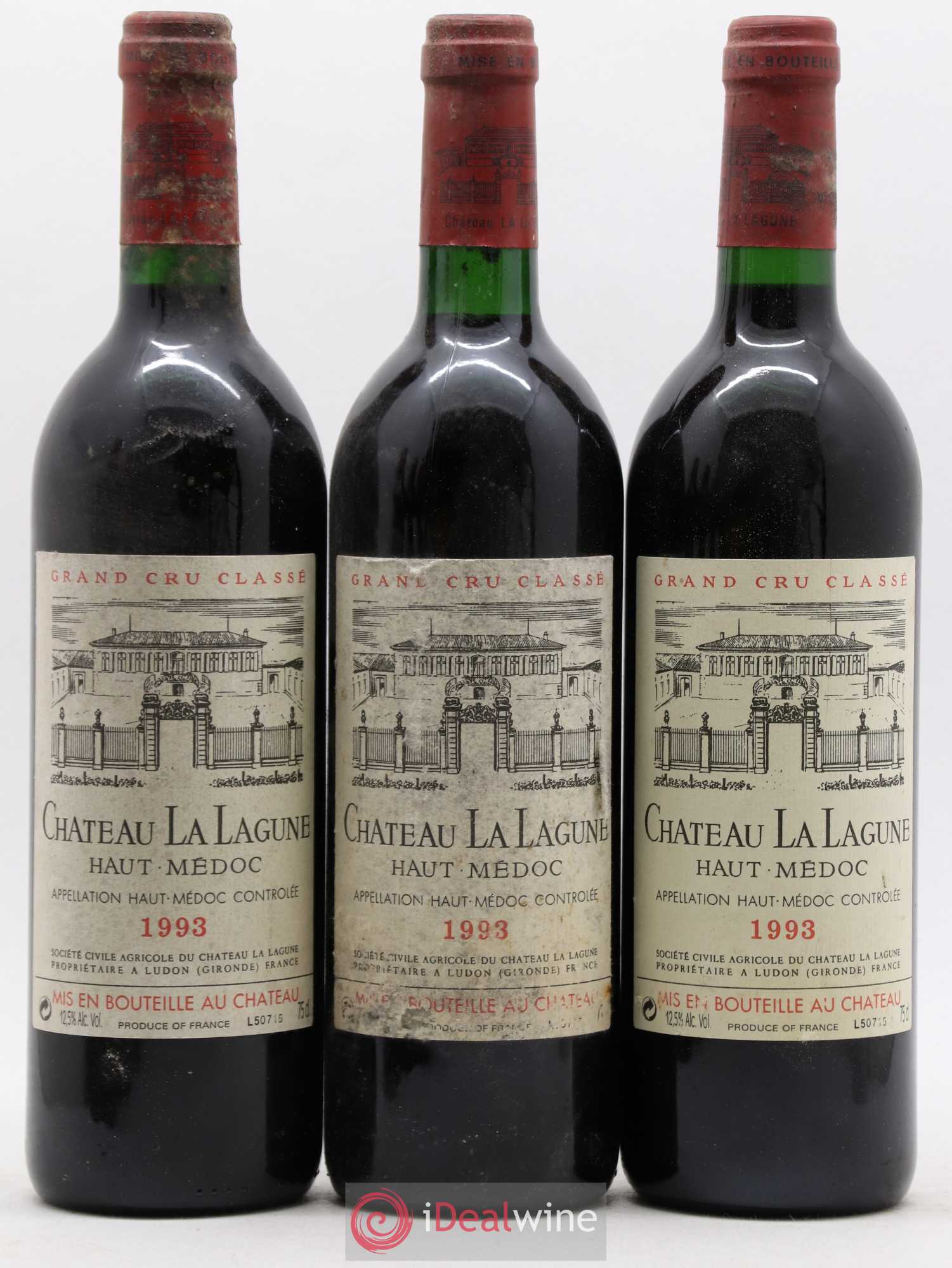 Château la Lagune 3ème Grand Cru Classé 1993 - Lot de 6 bouteilles - 1