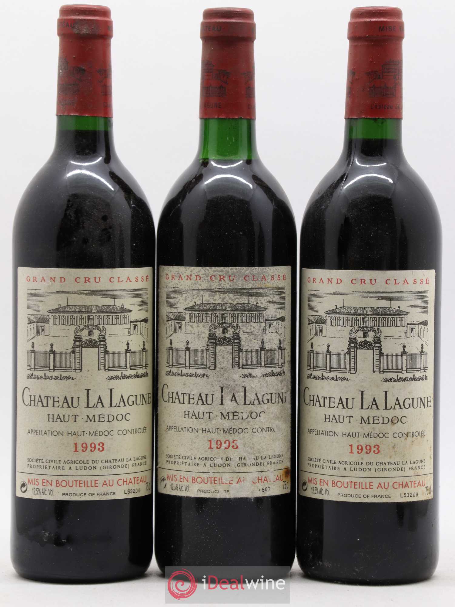 Château la Lagune 3ème Grand Cru Classé 1993 - Lot de 6 bouteilles - 2