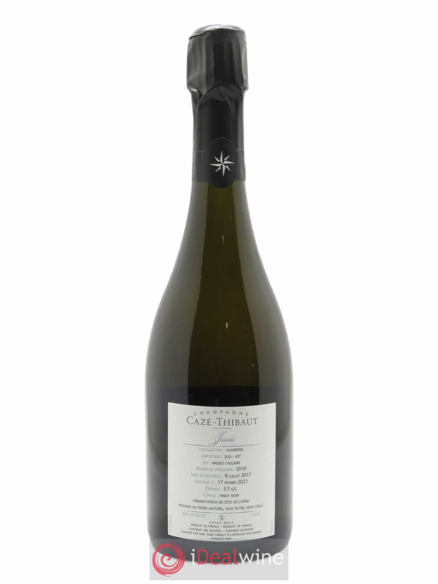 Jossias Extra-Brut Cazé Thibaut 2016 - Lot de 1 bouteille - 1