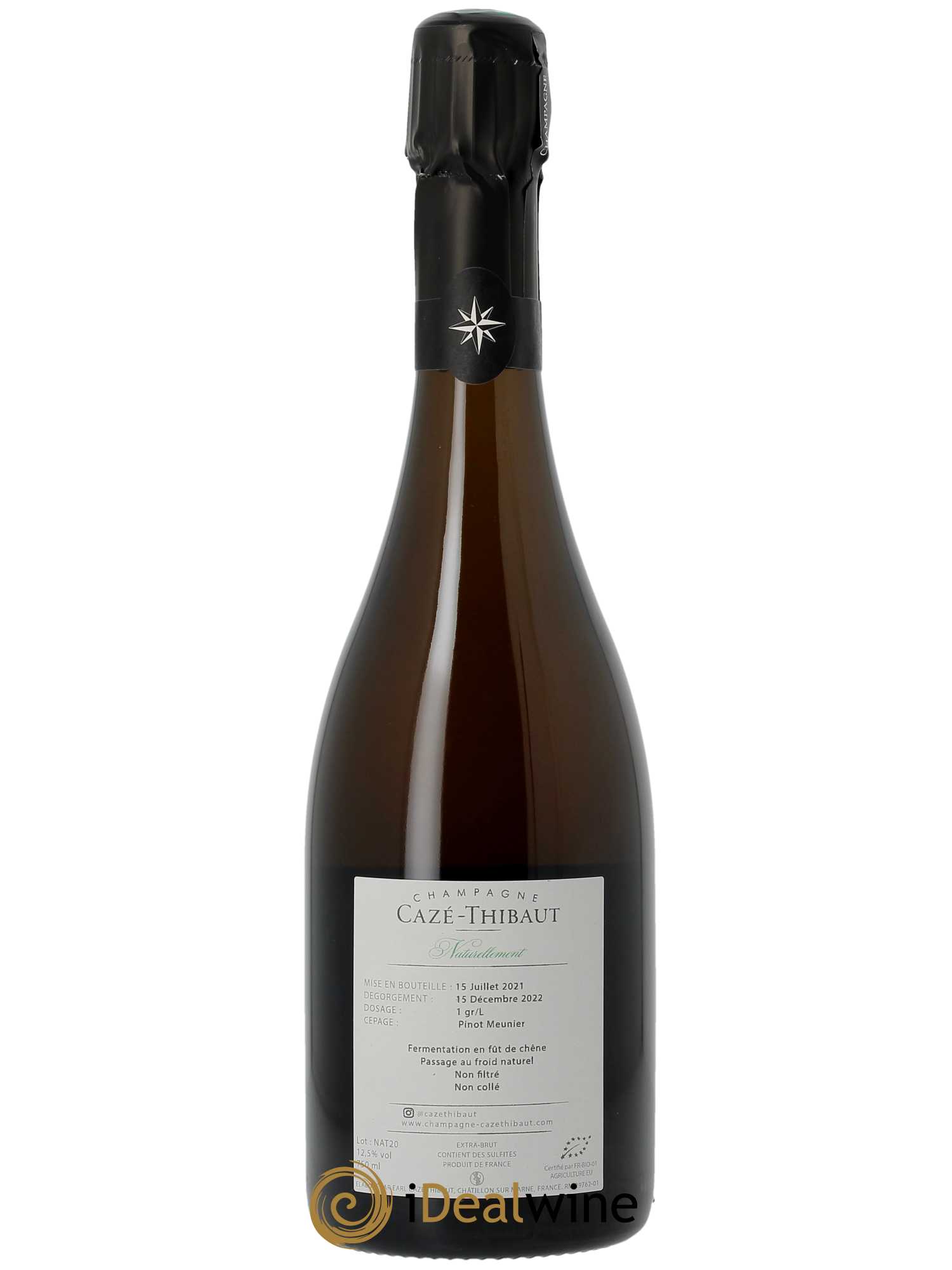 Naturellement Extra-Brut Cazé Thibaut 2020 - Posten von 1 Flasche - 1