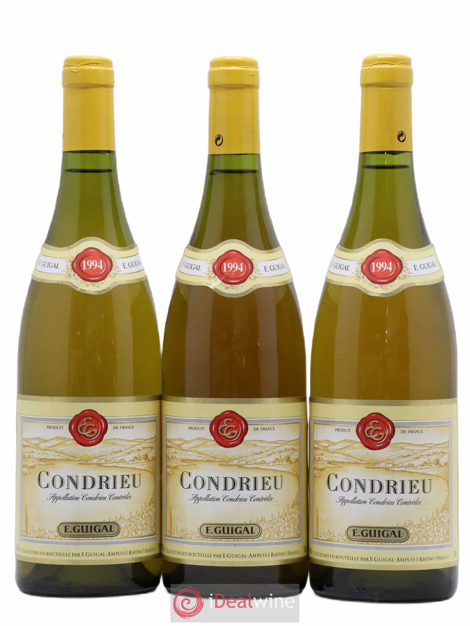 Condrieu Guigal 1994 - Lot de 3 bouteilles - 0