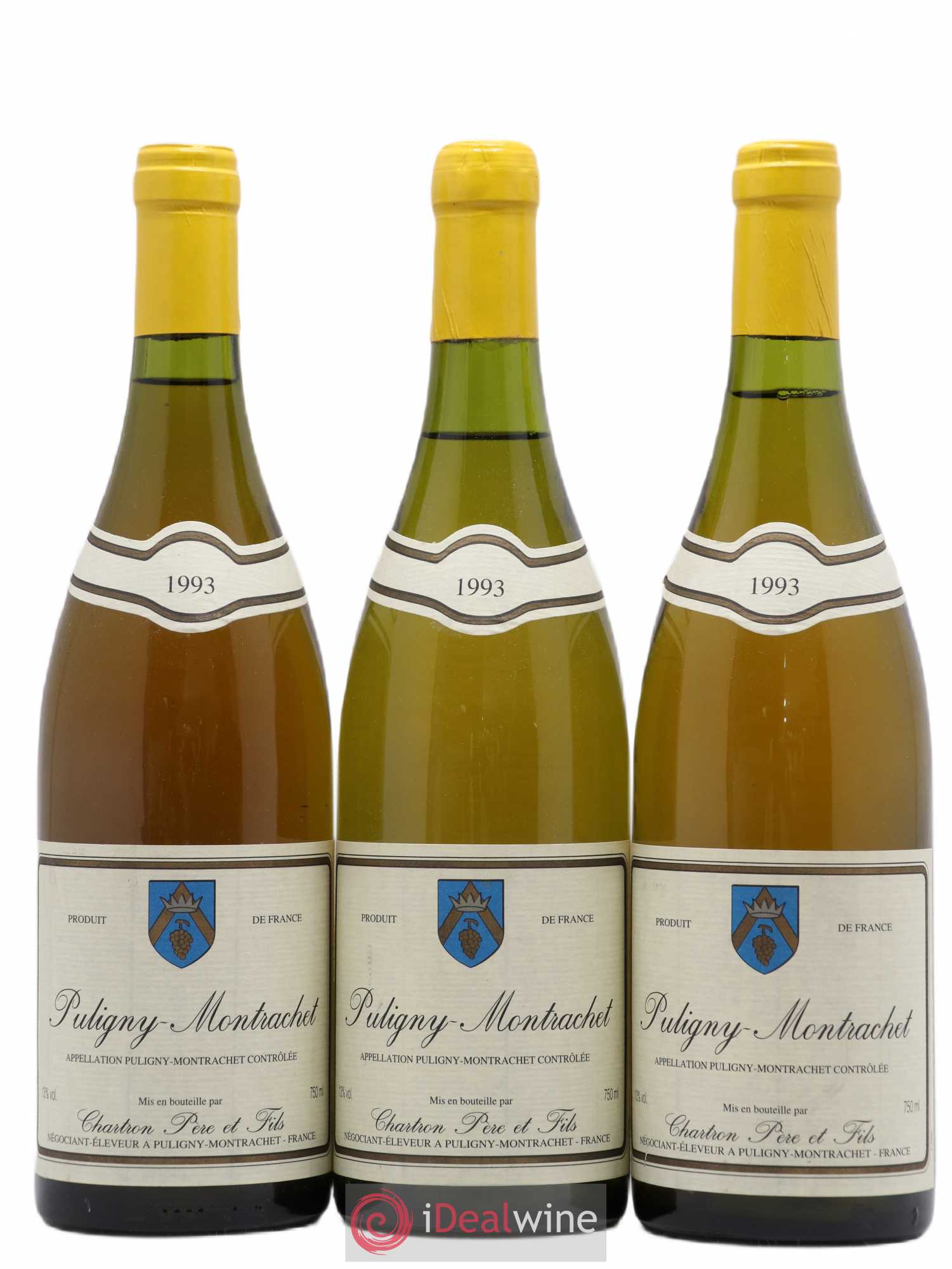 Puligny-Montrachet Jean Chartron (Domaine) 1993 - Lot de 3 bouteilles - 0