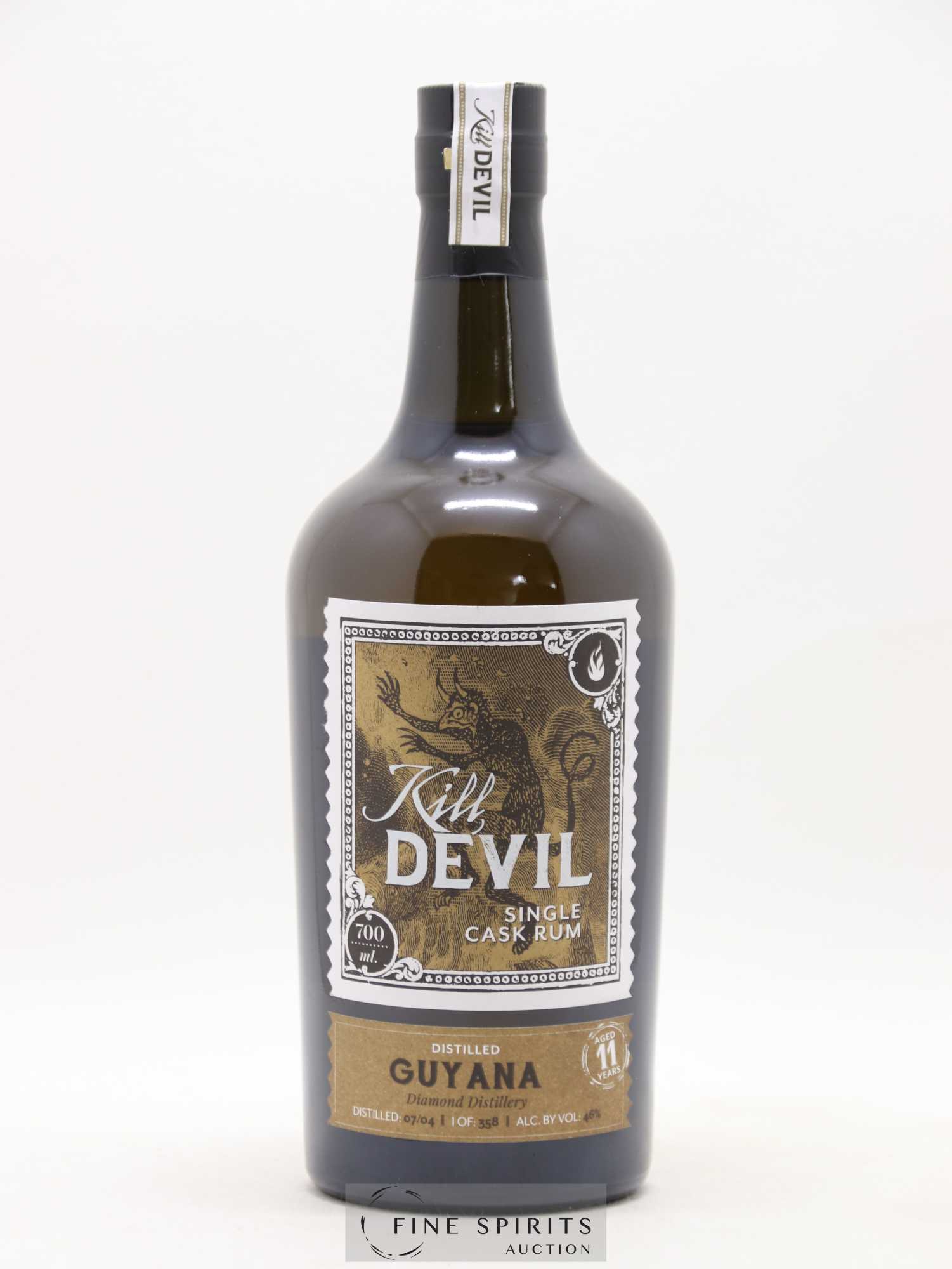 Kill Devil 11 years 2004 Edition Spirits One of 358 - Lot de 1 bouteille - 1