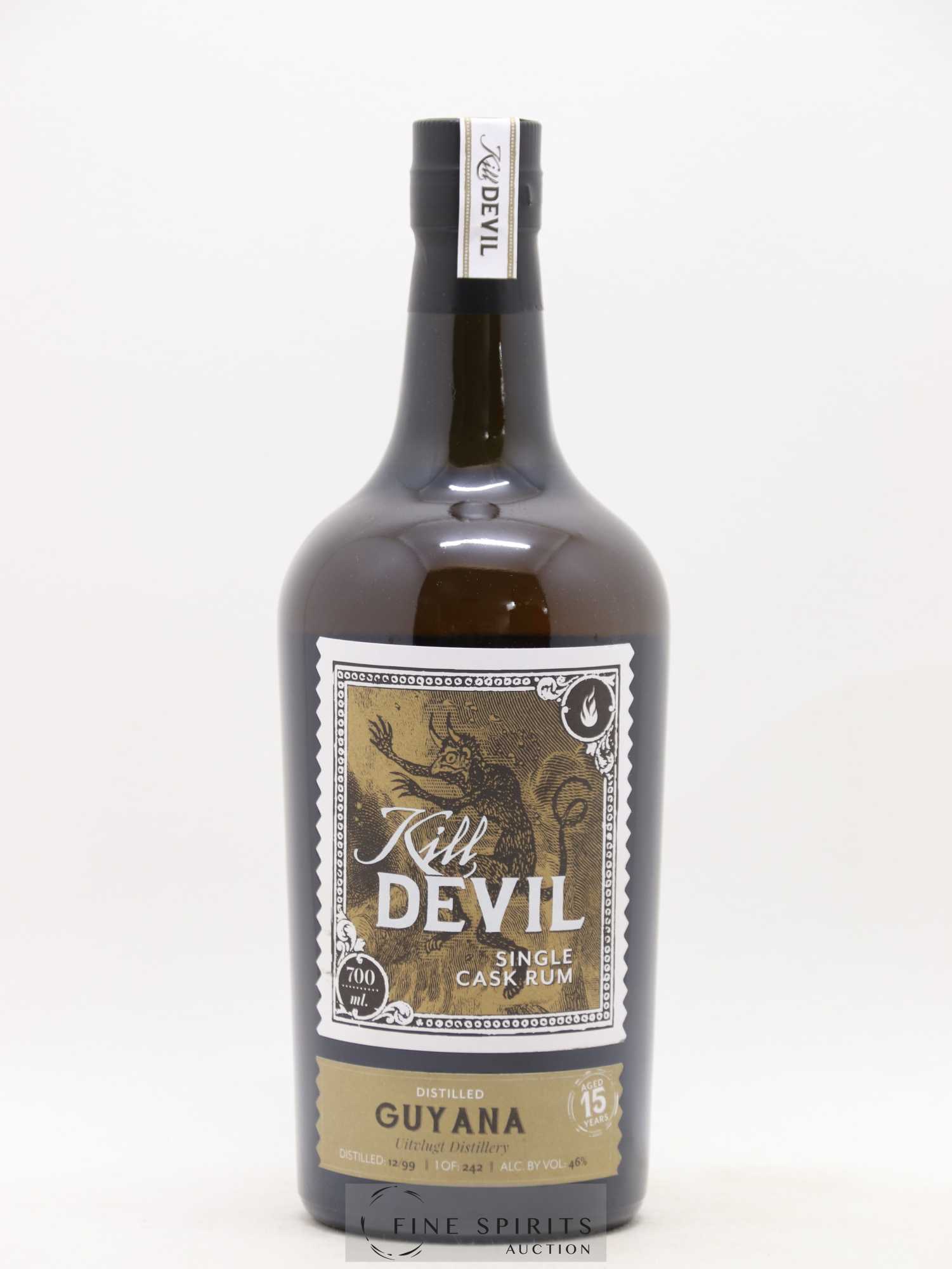 Kill Devil 15 years 1999 Edition Spirits One of 242 - Lot de 1 bouteille - 1