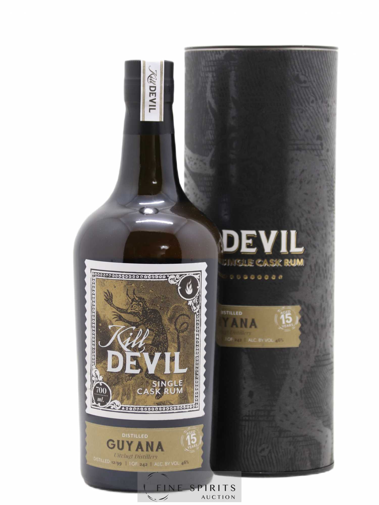 Kill Devil 15 years 1999 Edition Spirits One of 242 - Lot de 1 bouteille - 0