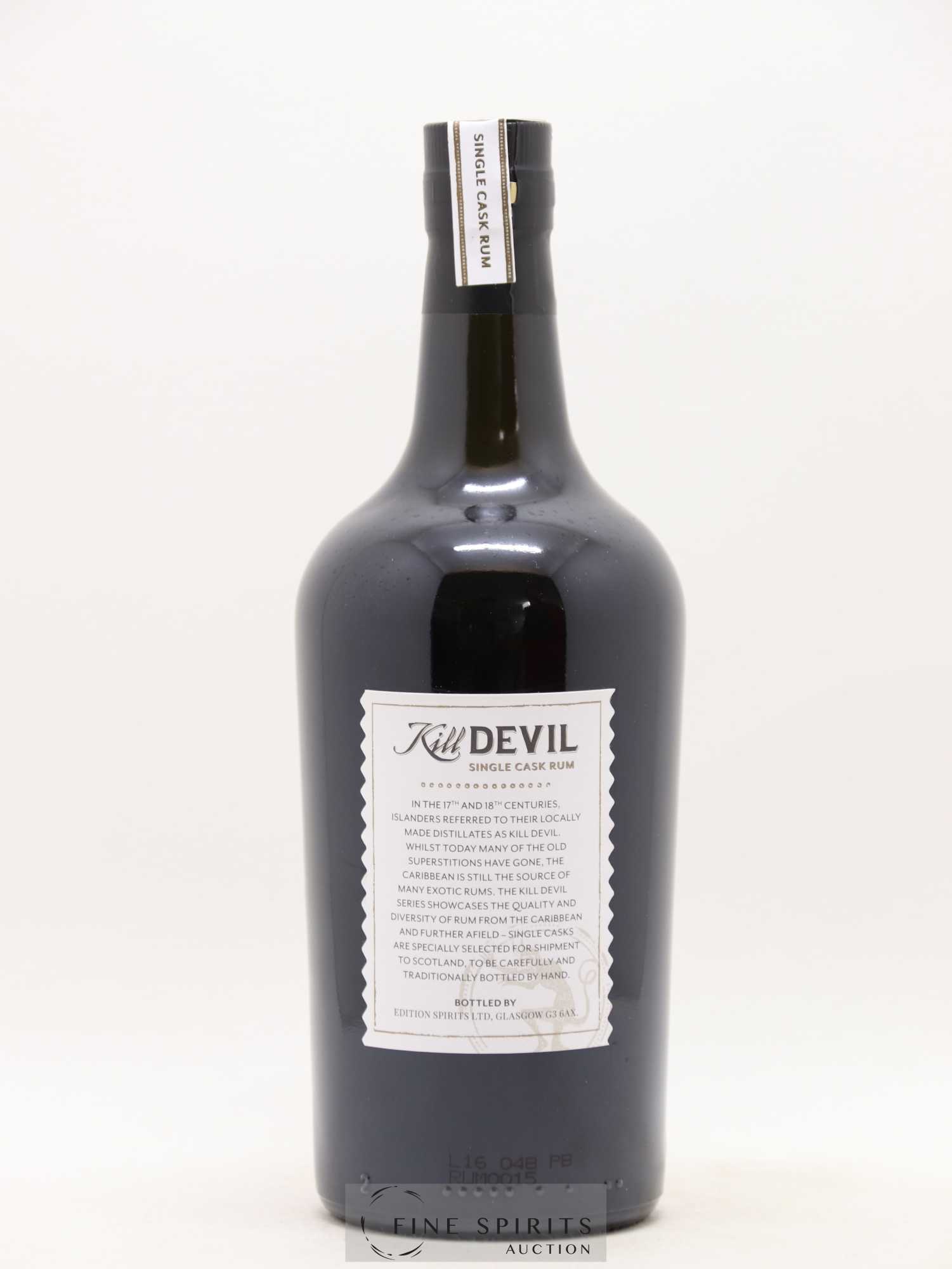 Kill Devil 25 years 1990 Edition Spirits One of 286 - Lot de 1 bouteille - 2
