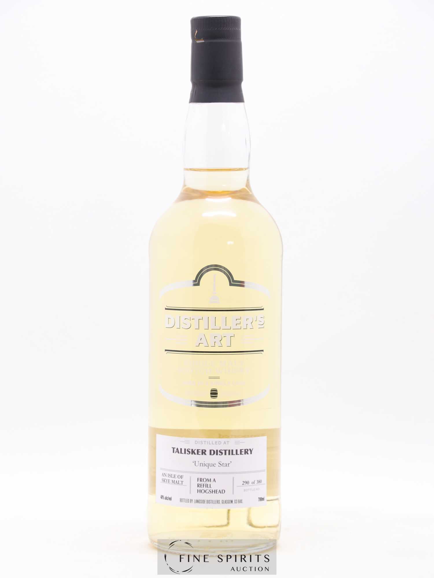 Talisker Langside Distillers Unique Star Refill Hogshead - One of 380 Distiller's Art - Lot de 1 bouteille - 1