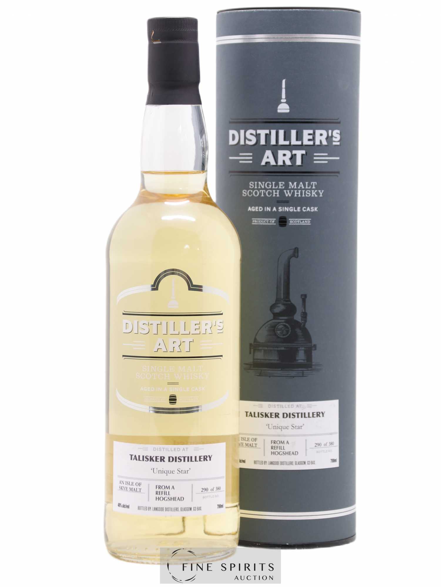 Talisker Langside Distillers Unique Star Refill Hogshead - One of 380 Distiller's Art - Lot de 1 bouteille - 0