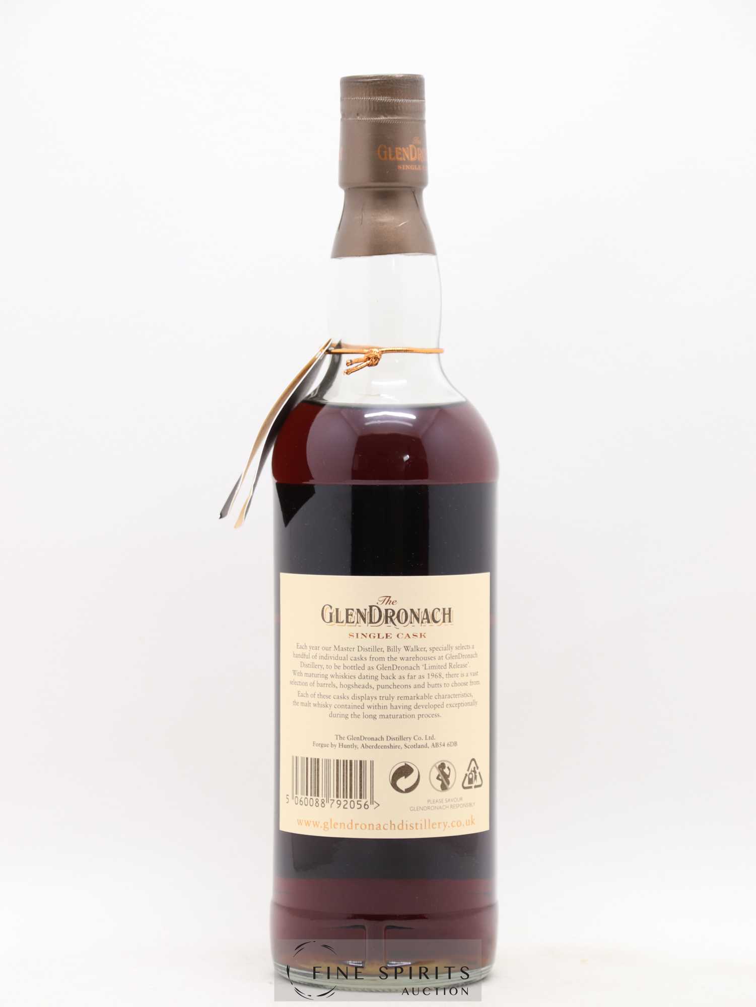 Glendronach 16 years 1993 Of. Oloroso Sherry Butt n°528 - One of 625 - bottled 2009 - Lot de 1 bouteille - 2
