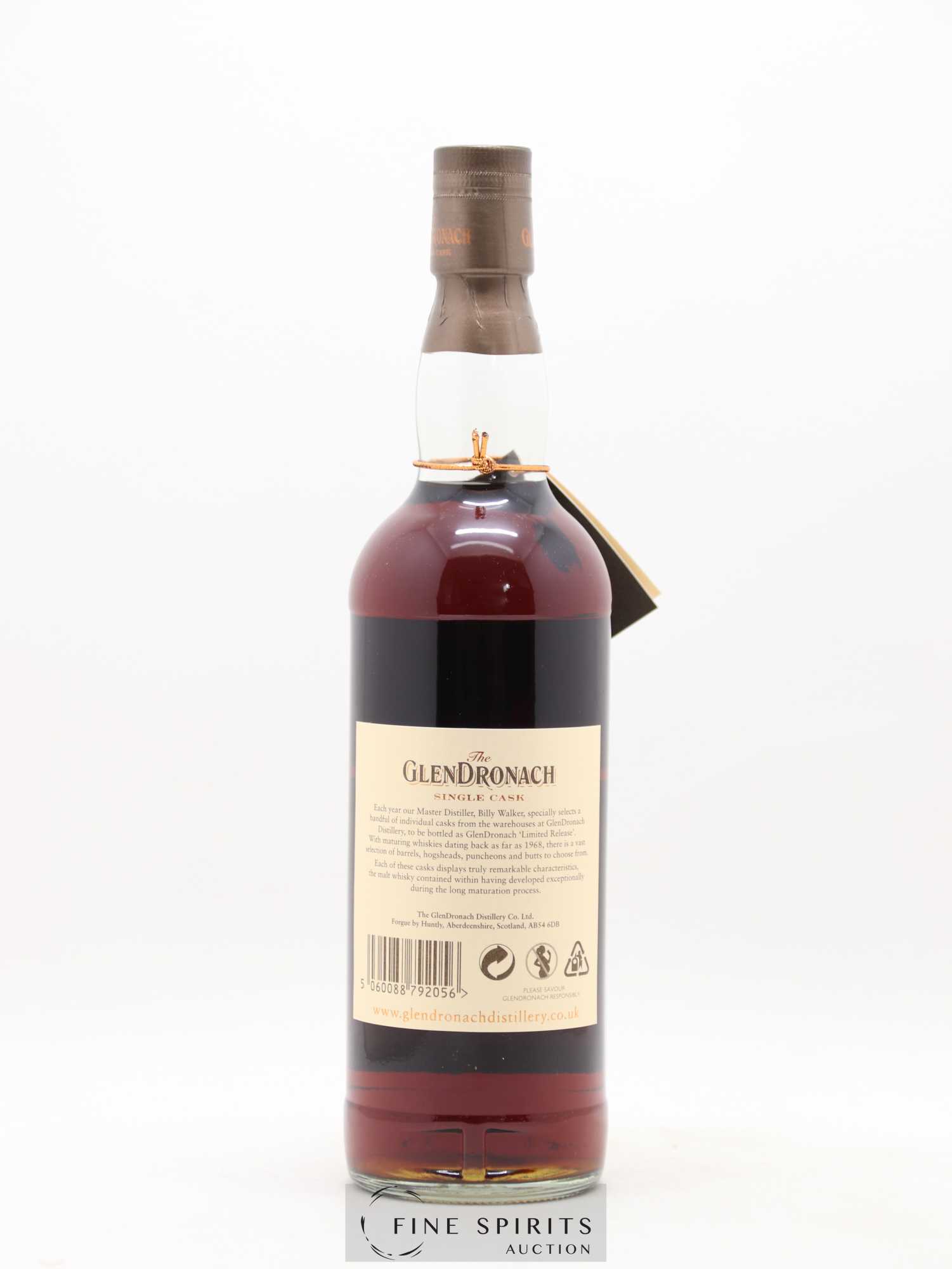 Glendronach 16 years 1993 Of. Oloroso Sherry Butt n°528 - One of 625 - bottled 2009 - Posten von 1 Flasche - 2
