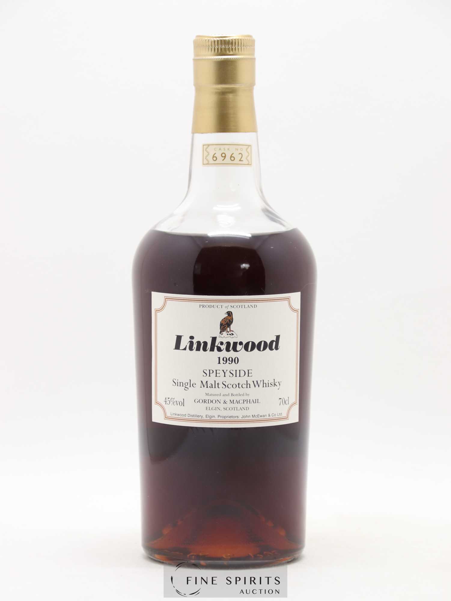 Linkwood 1990 Gordon & MacPhail Cask n°6962 - bottled 2009 - Lot of 1 bottle - 1