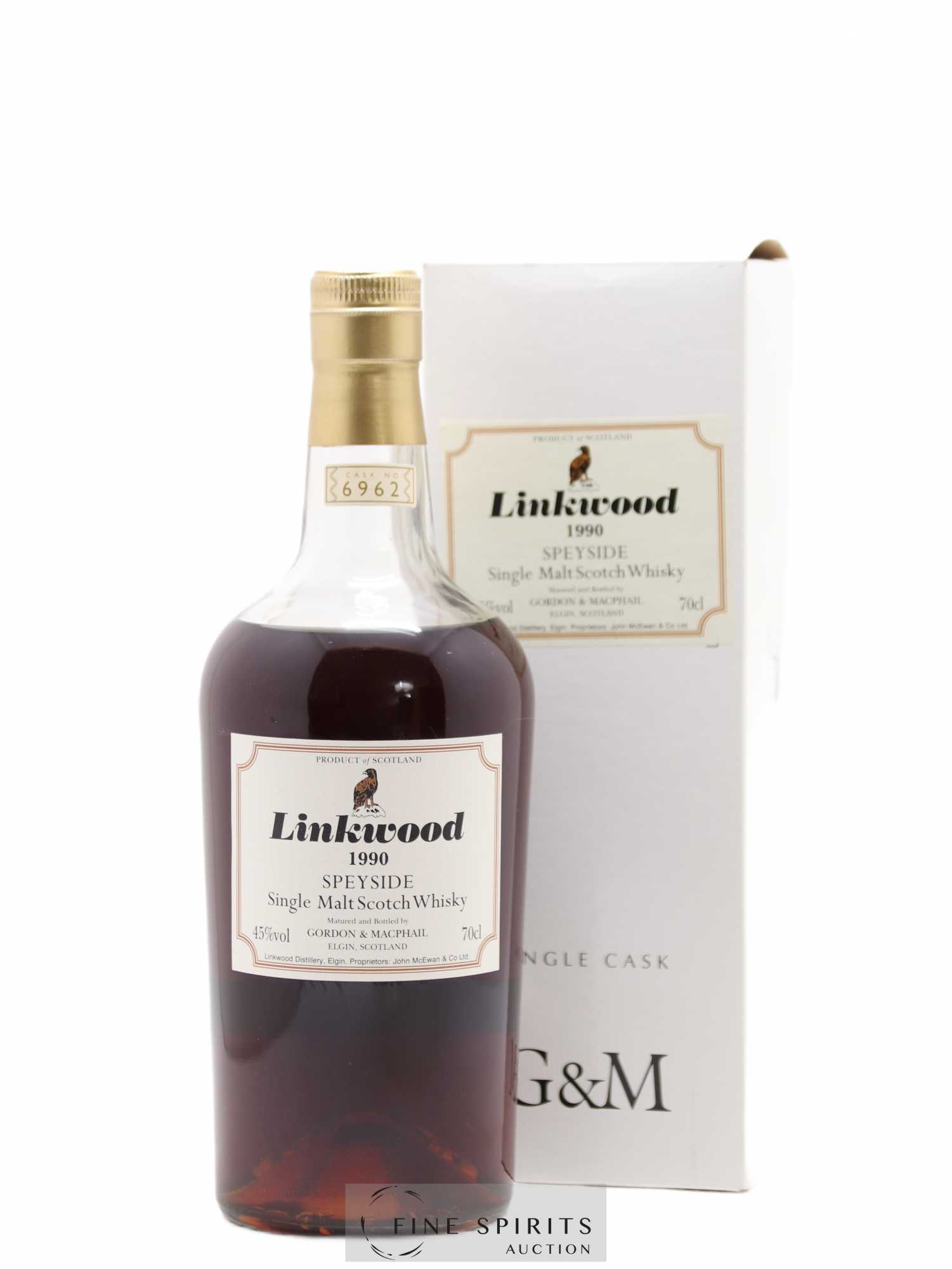 Linkwood 1990 Gordon & MacPhail Cask n°6962 - bottled 2009 - Lot of 1 bottle - 0