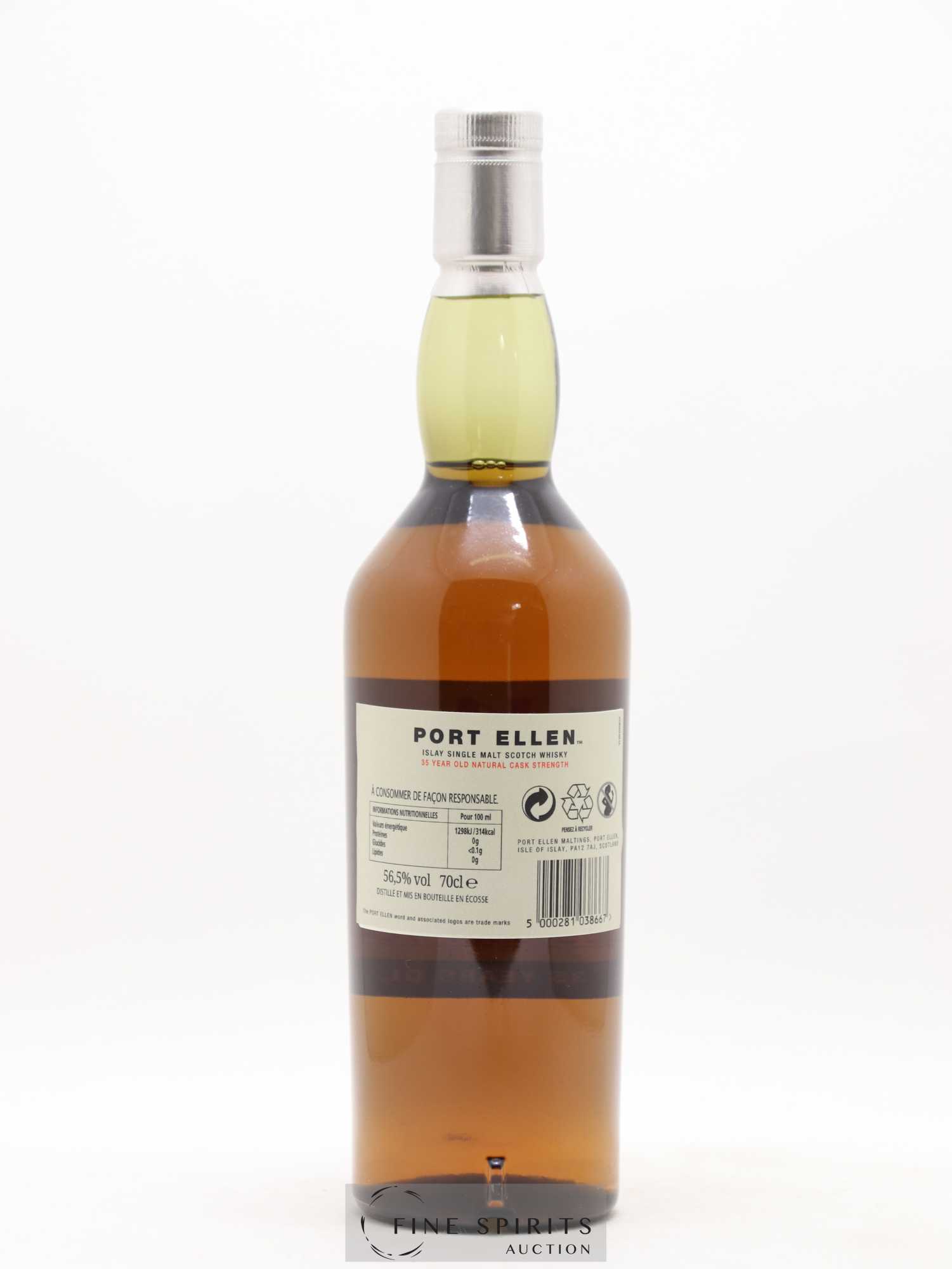 Port Ellen 35 years 1978 Of. 14th Release Natural Cask Strength - One of 2964 - bottled 2014 Limited Edition - Lot de 1 bouteille - 2