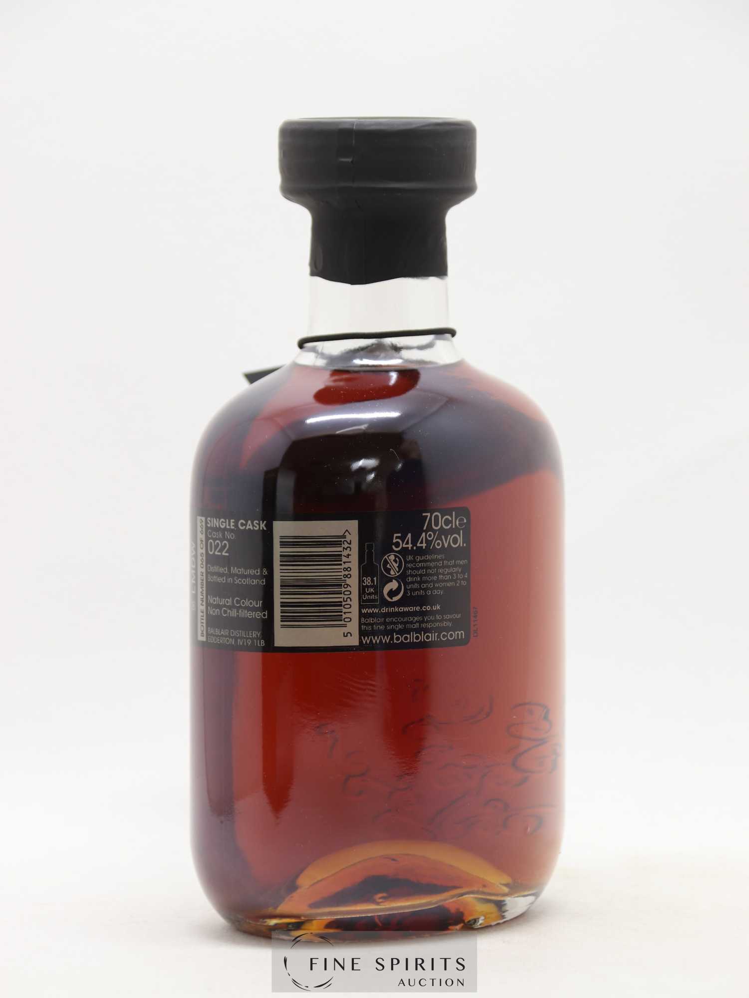 Balblair 1996 Of. Cask n°22 - One of 669 - bottled 2018 LMDW - Lot de 1 bouteille - 2