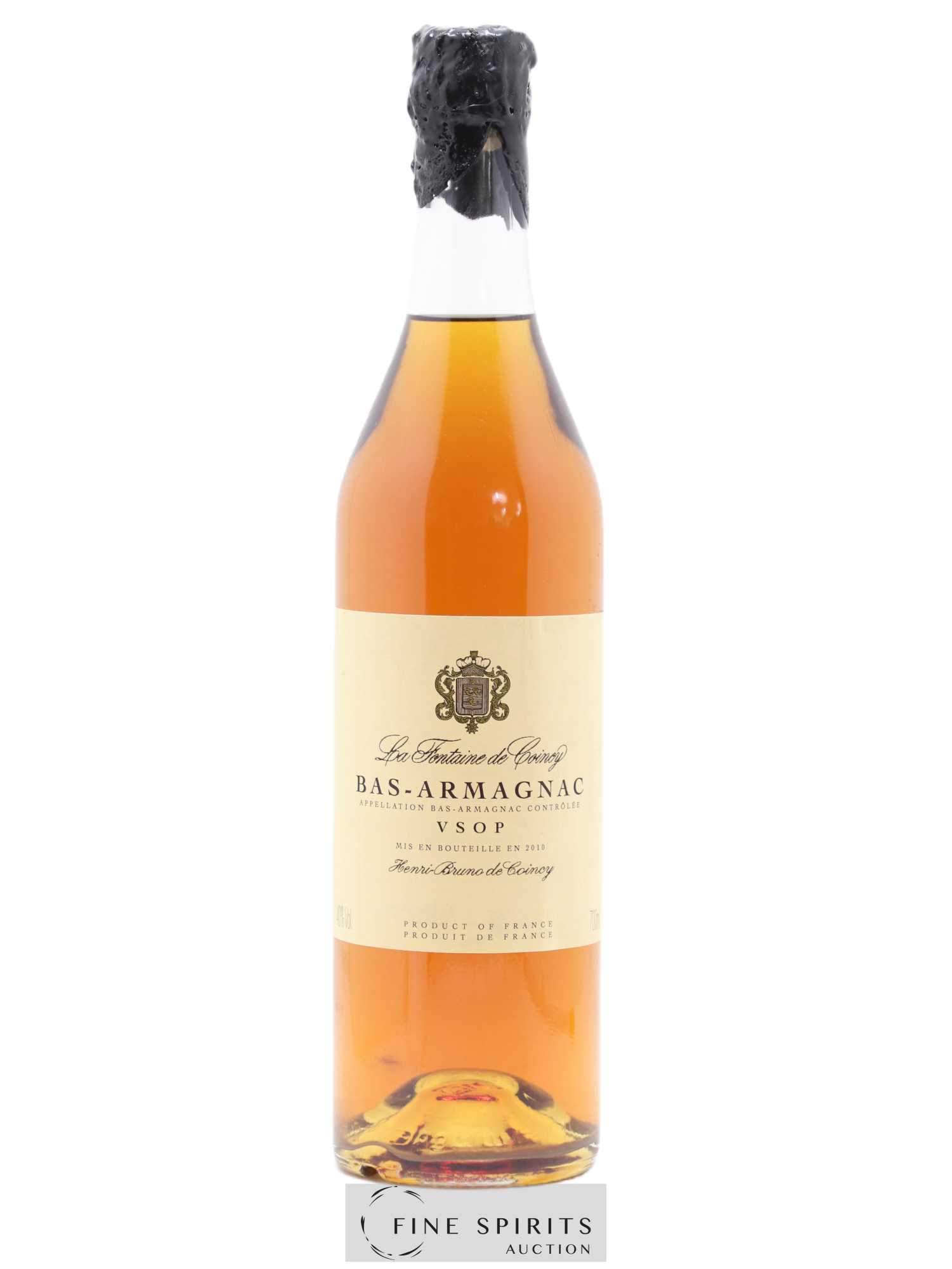 La Fontaine de Coincy Of. VSOP bottled 2010 - Lot de 1 bouteille - 0