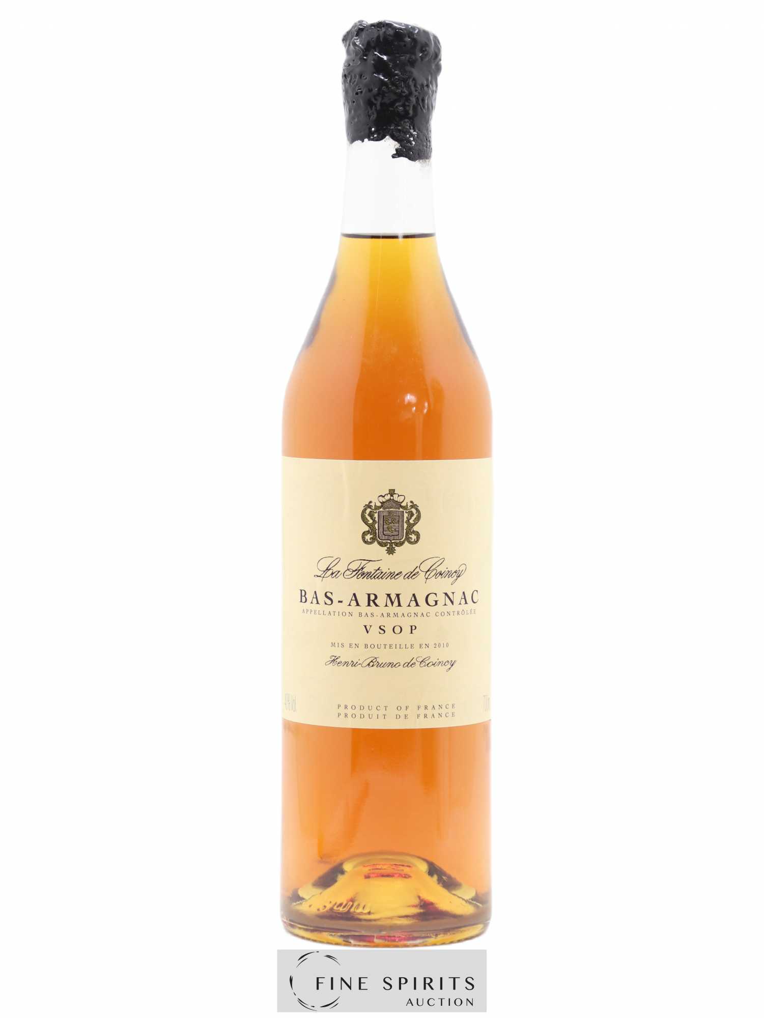 La Fontaine de Coincy Of. VSOP bottled 2010 - Lot de 1 bouteille - 0