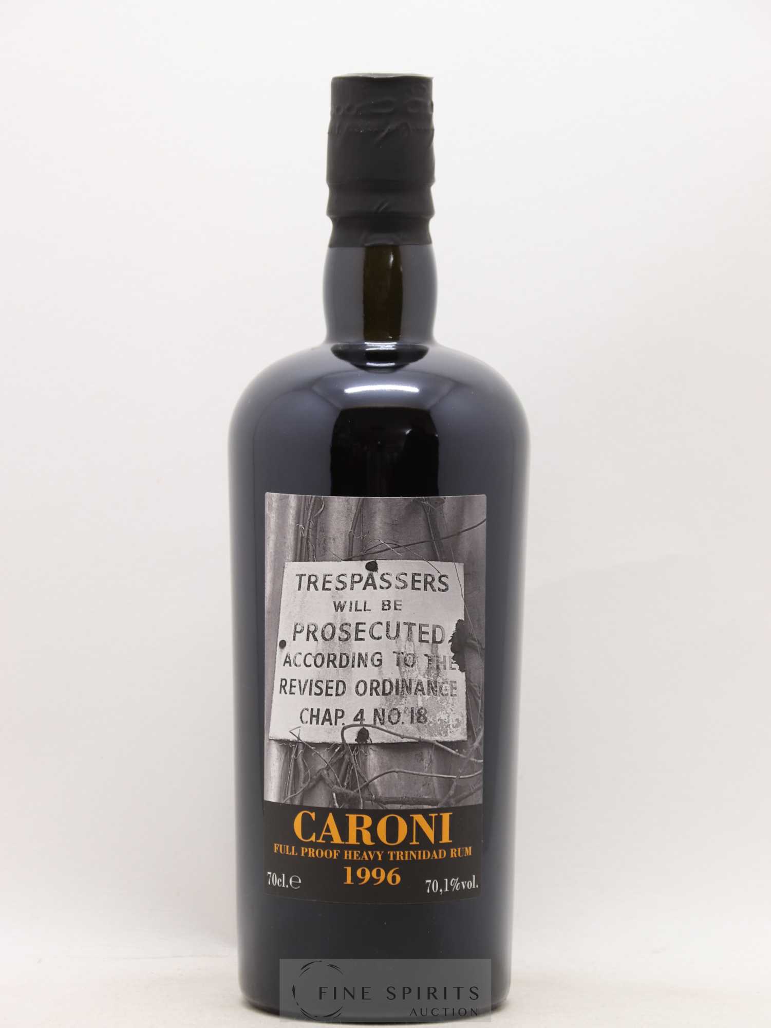 Caroni 20 years 1996 Velier Trespassers 35th Release - 3038 bottles - bottled 2016 Full Proof - Lot de 1 bouteille - 1