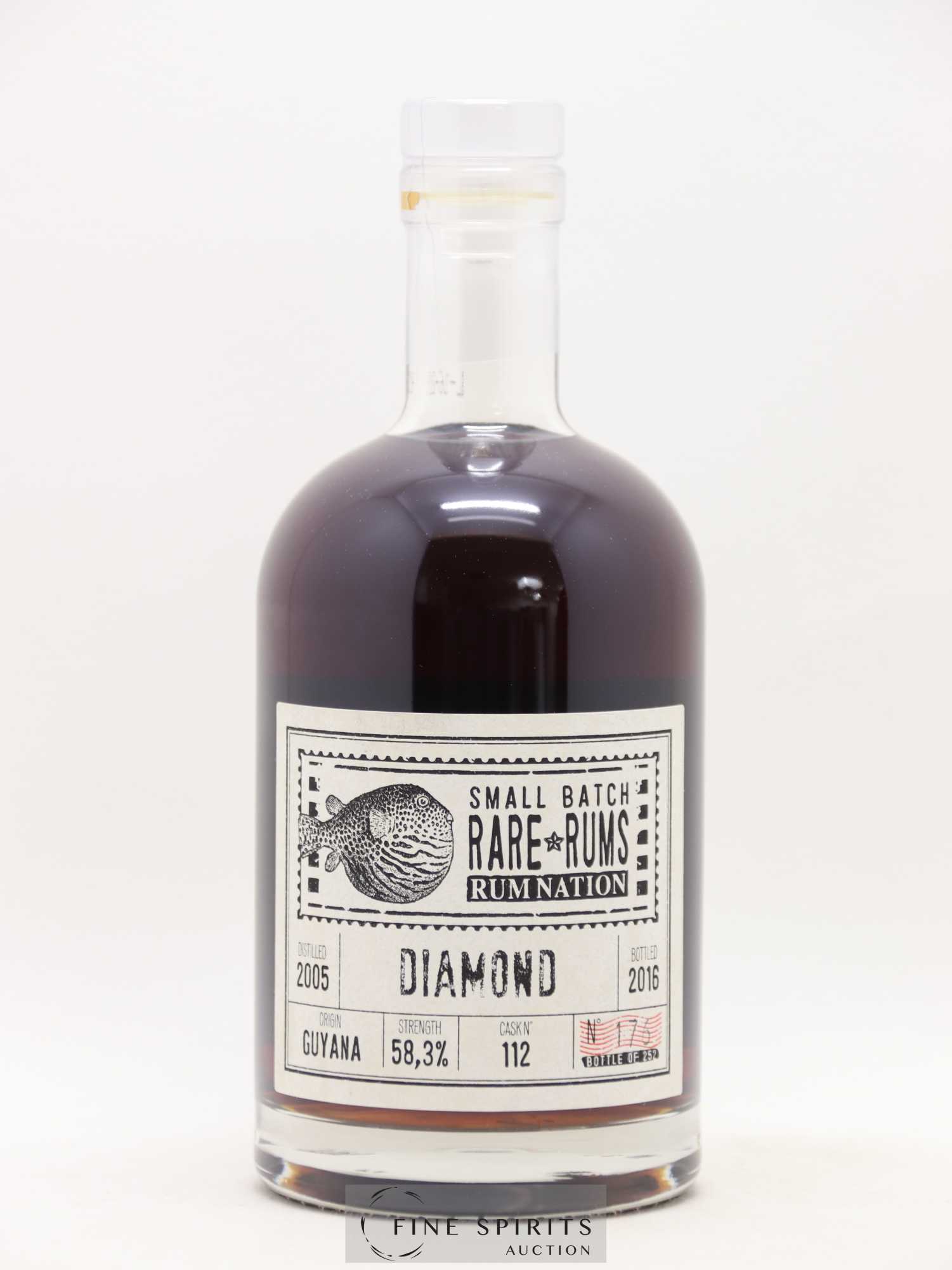 Diamond 2005 Rum Nation Cask n°112 - One of 252 - bottled 2016 LMDW 60th Anniversary Rare Rums - Lot de 1 bouteille - 1