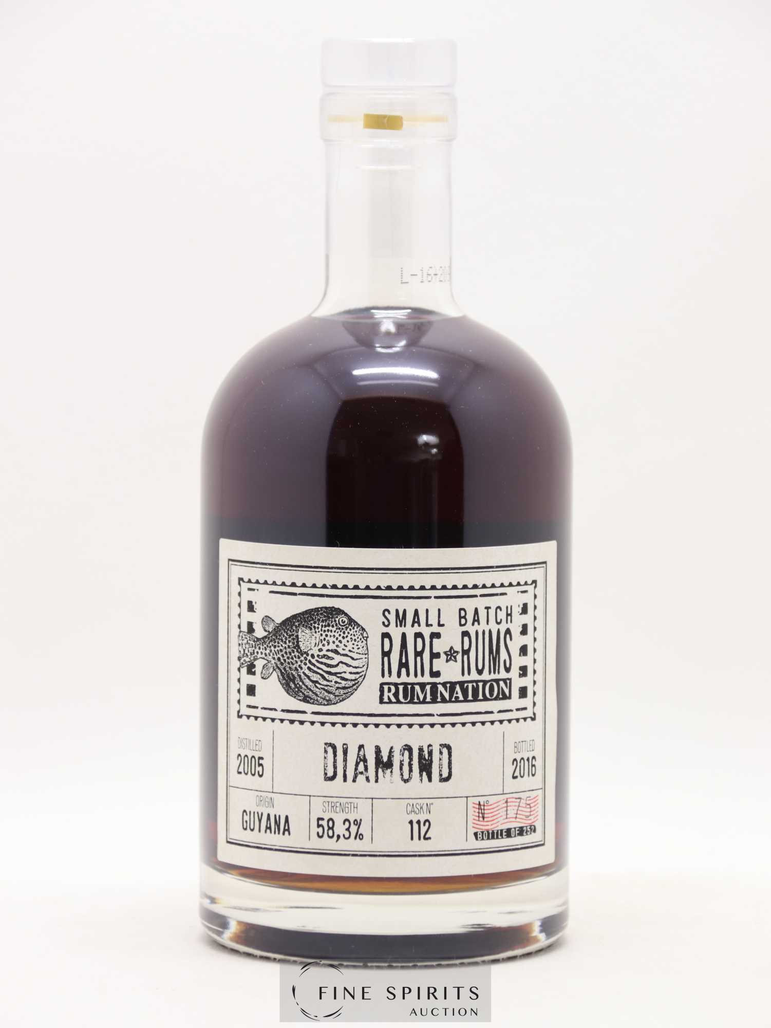 Diamond 2005 Rum Nation Cask n°112 - One of 252 - bottled 2016 LMDW 60th Anniversary Rare Rums - Lot de 1 bouteille - 1