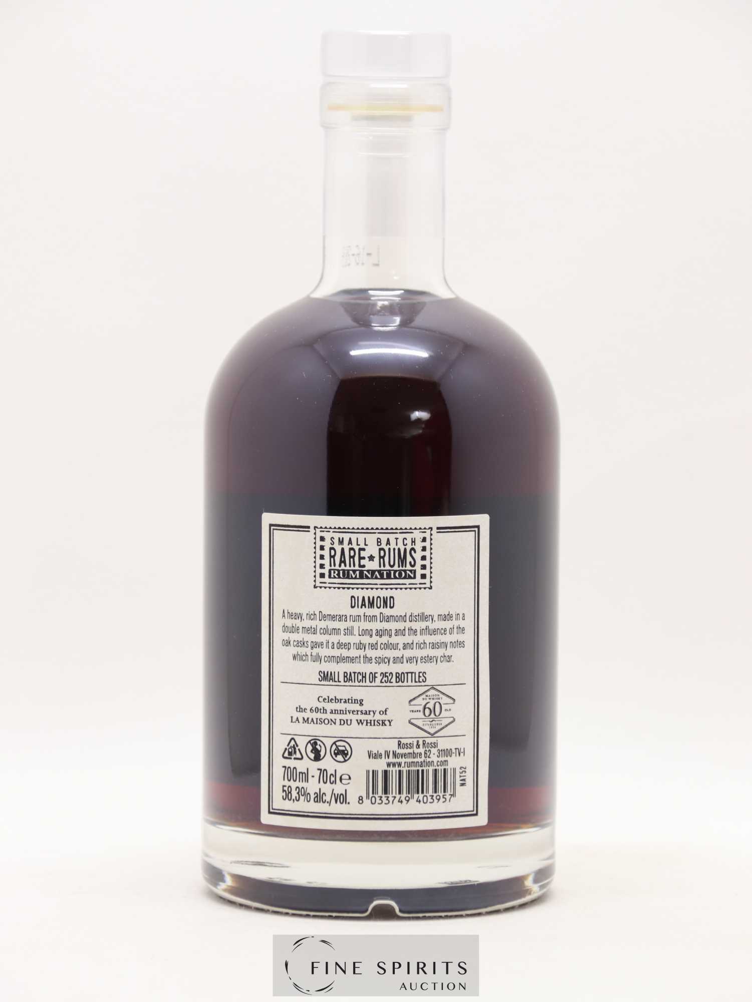 Diamond 2005 Rum Nation Cask n°112 - One of 252 - bottled 2016 LMDW 60th Anniversary Rare Rums - Lot de 1 bouteille - 2