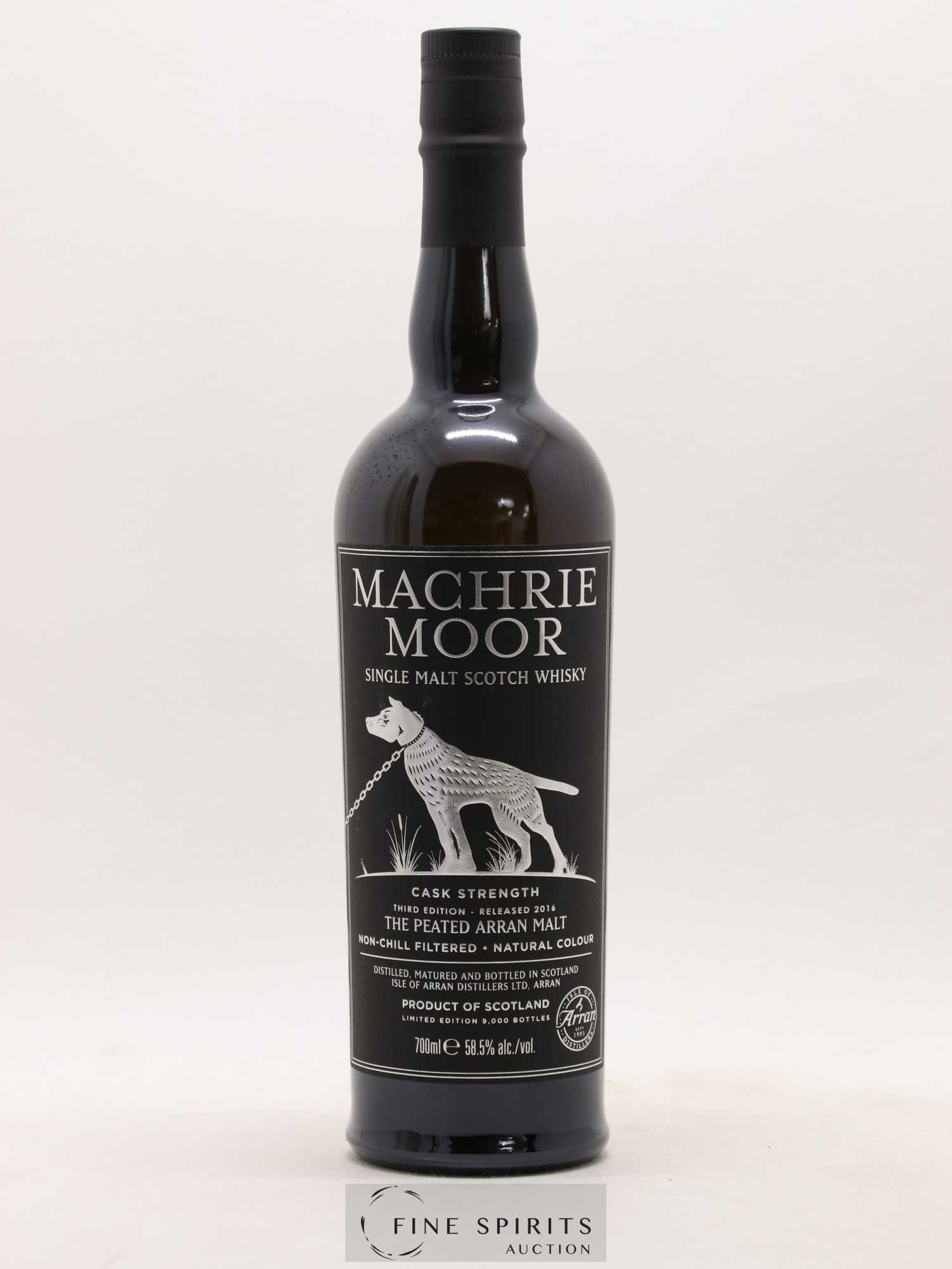 Machrie Moor Of. The Peated Arran Malt Third Edition - One of 9000 - Release 2016 - Lot de 1 bouteille - 1