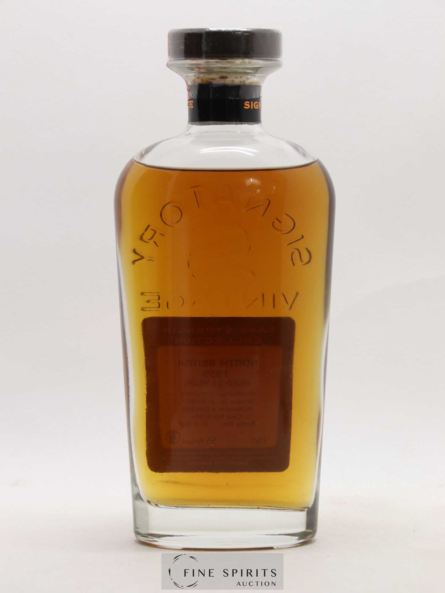 North British 51 years 1959 Signatory Vintage Rare Reserve Refill Butt n°67876 - One of 289 - bottled 2011 Cask Strength Collection - Lot de 1 bouteille - 2
