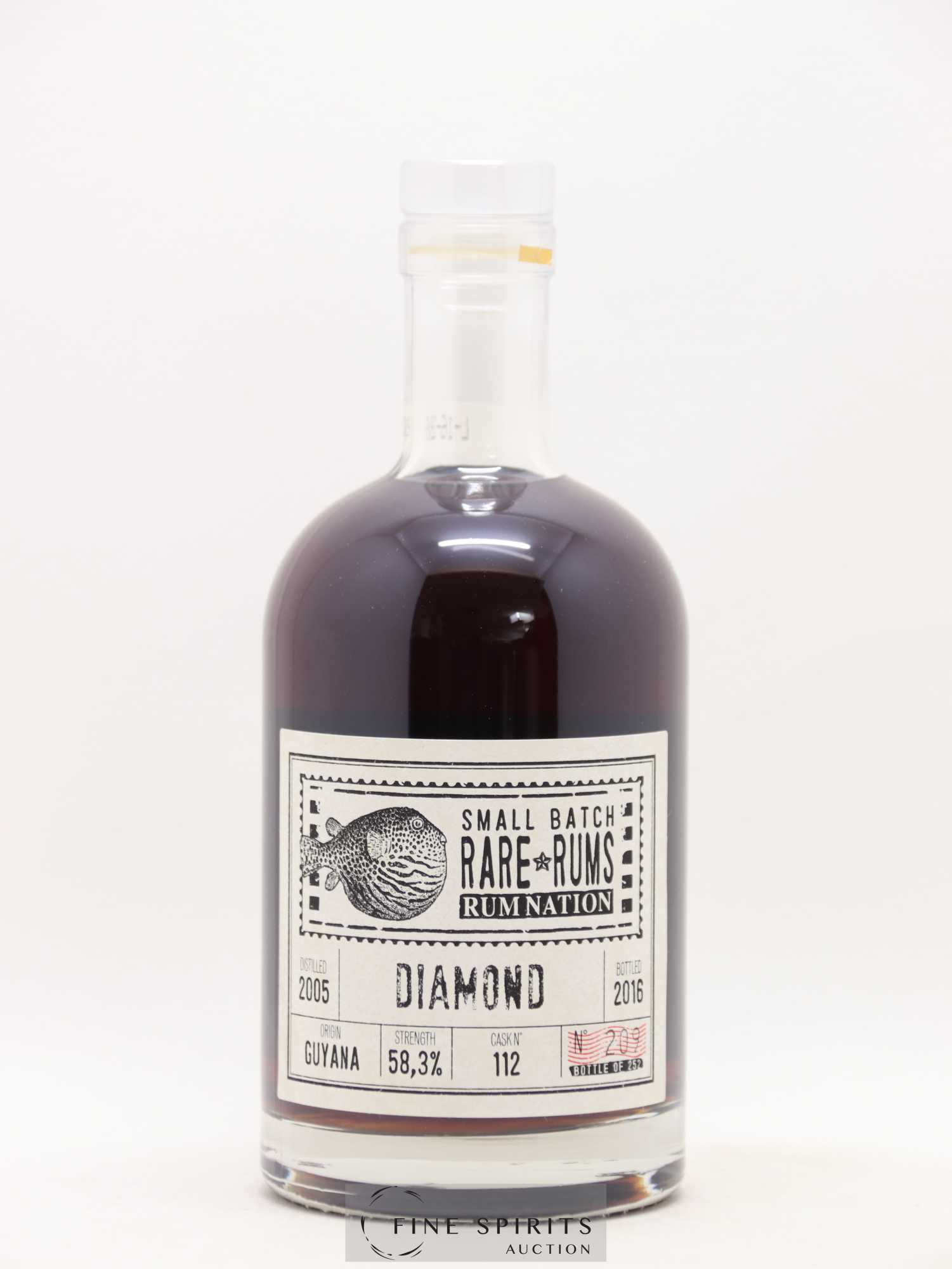 Diamond 2005 Rum Nation Cask n°112 - One of 252 - bottled 2016 LMDW 60th Anniversary Rare Rums - Lot de 1 bouteille - 1