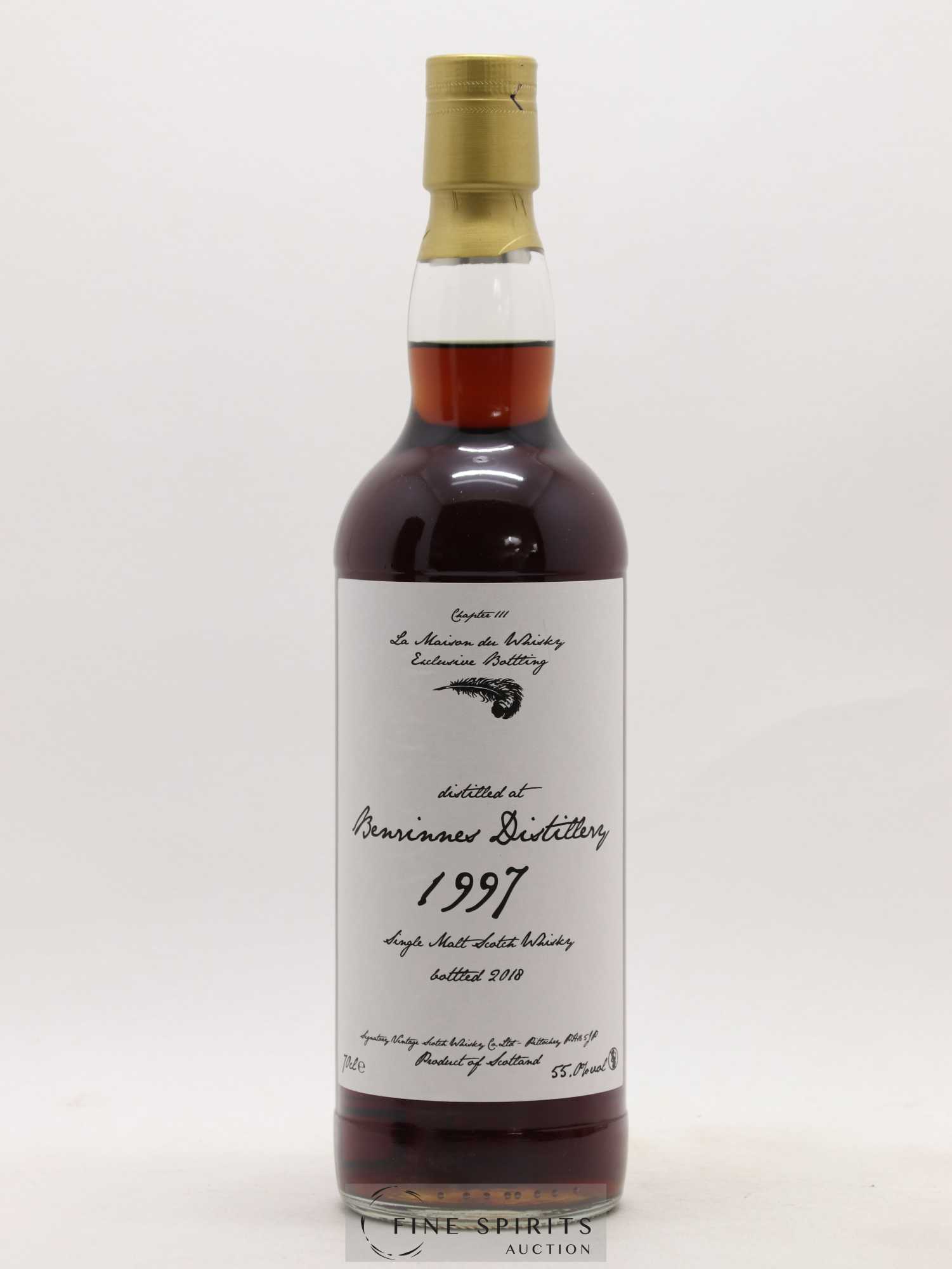 Benrinnes 1997 Signatory Vintage Chapter III Cask n°9734 - One of 239 - bottled 2018 LMDW - Lot de 1 bouteille - 1