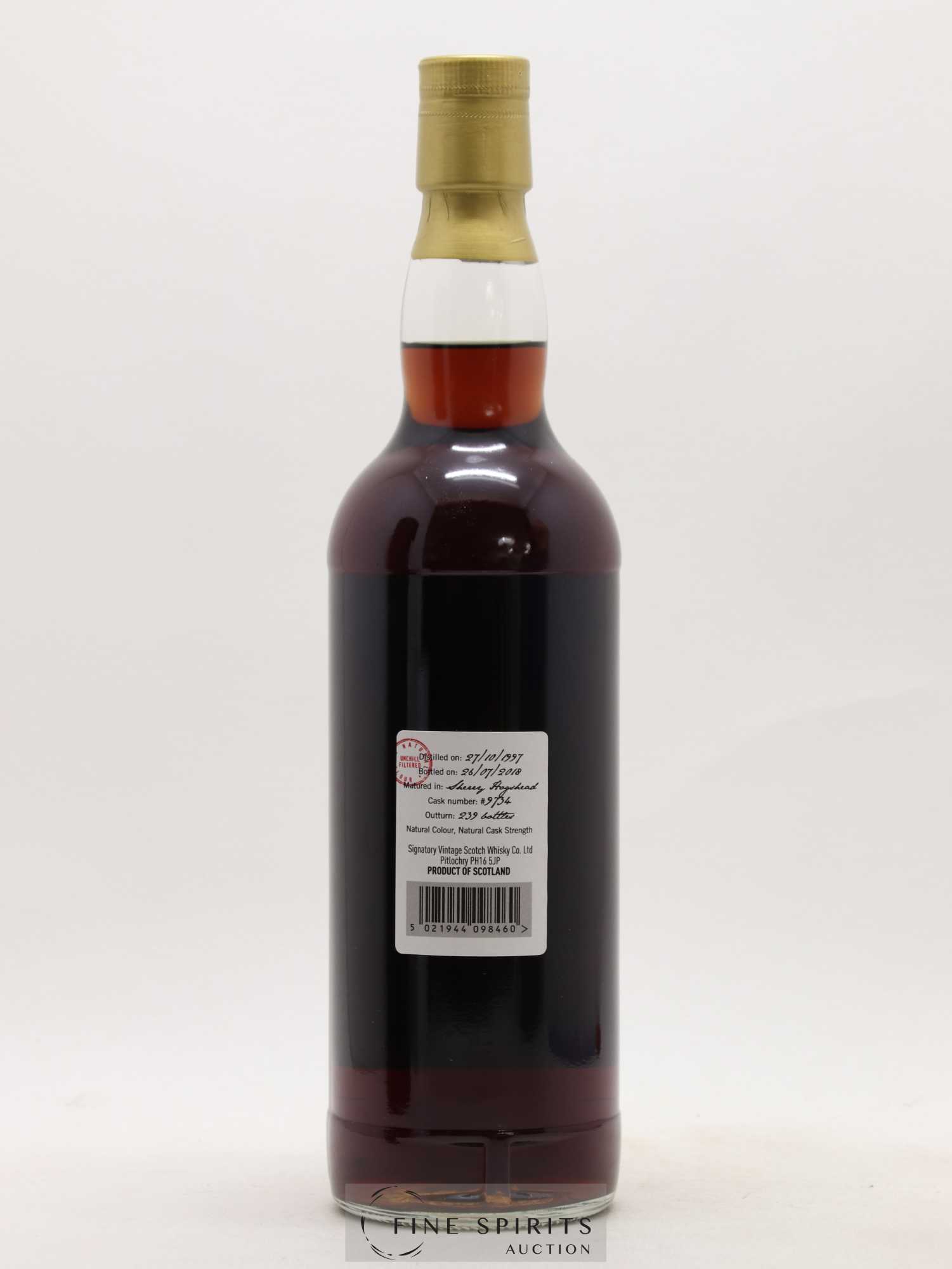 Benrinnes 1997 Signatory Vintage Chapter III Cask n°9734 - One of 239 - bottled 2018 LMDW - Lot de 1 bouteille - 2