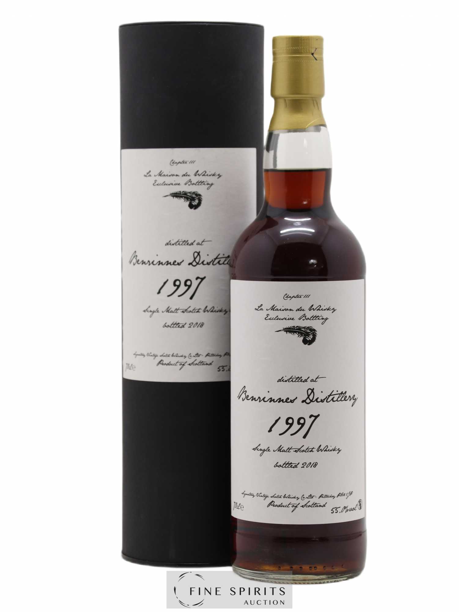 Benrinnes 1997 Signatory Vintage Chapter III Cask n°9734 - One of 239 - bottled 2018 LMDW - Lot de 1 bouteille - 0