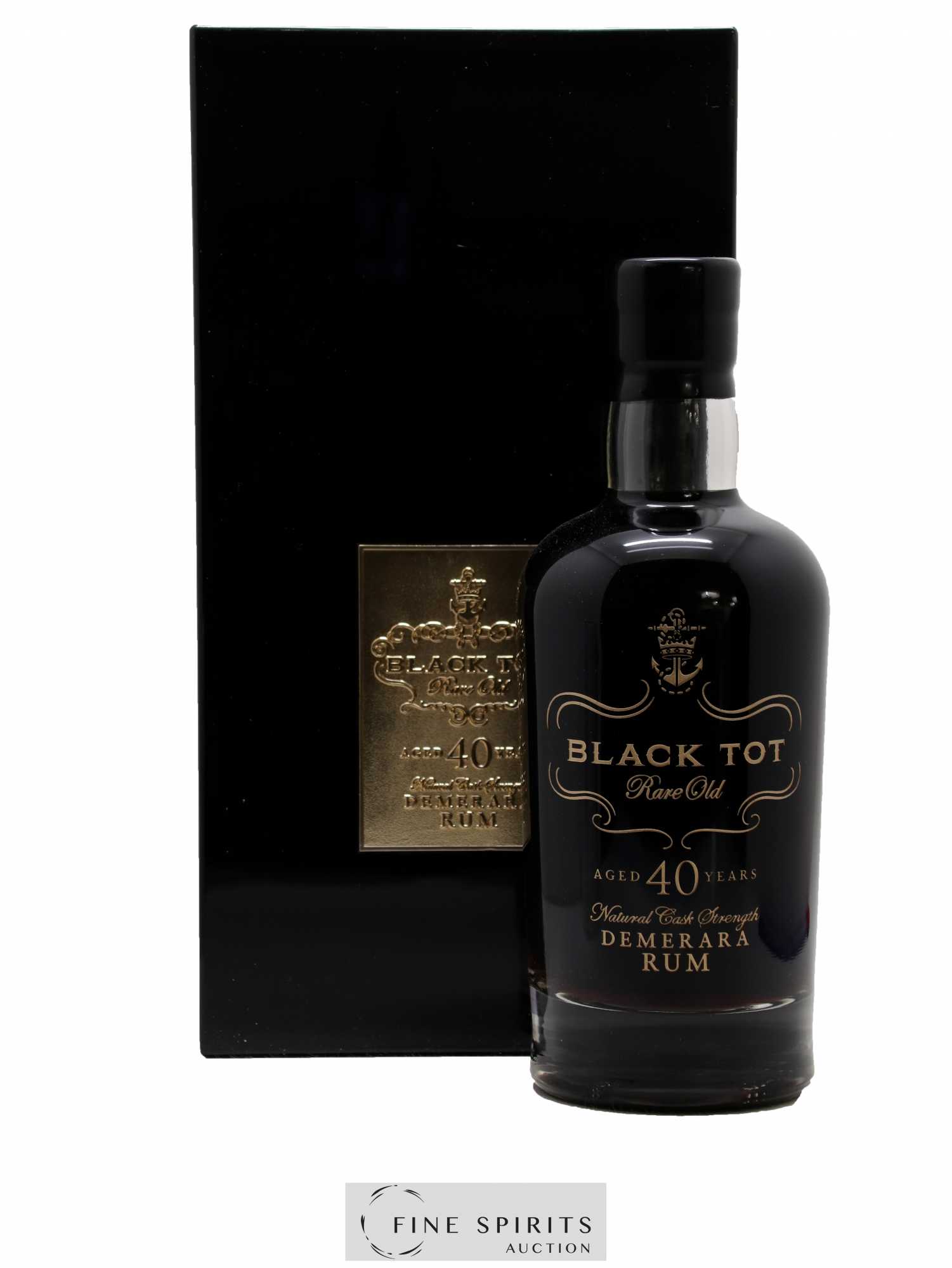 Black Tot 40 years Elixir Distillers Natural Cask Strenth Rare Old - Lot de 1 bouteille - 0