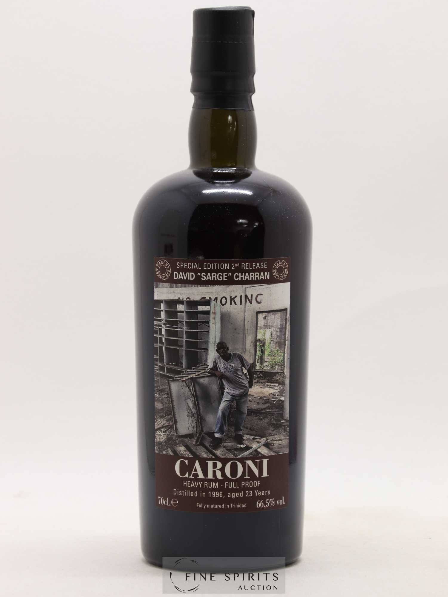 Caroni 23 years 1996 Velier Special Edition David Sarge Charran 2nd Release - One of 953 - bottled 2019 Employee Serie - Lot de 1 bouteille - 1