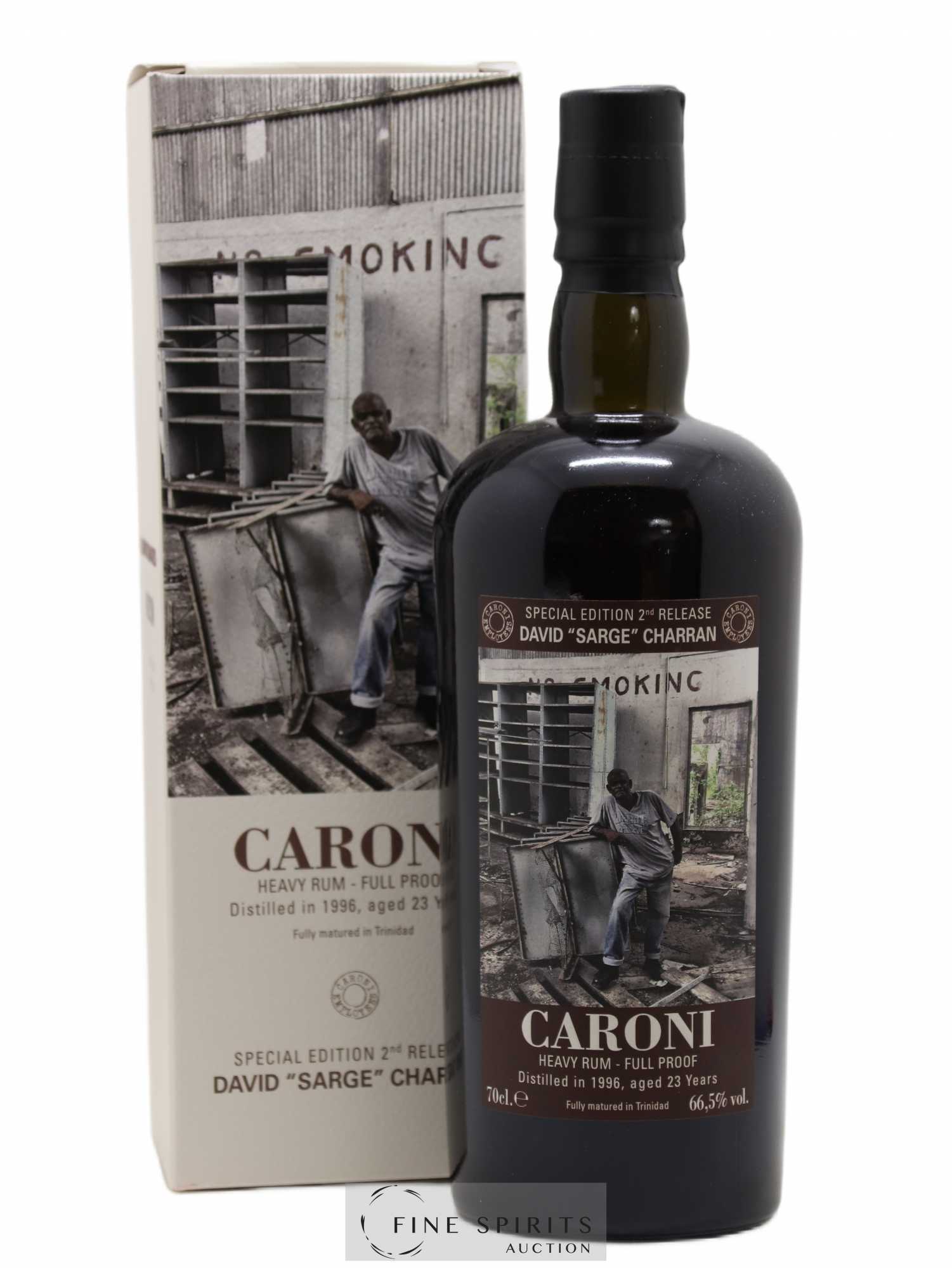 Caroni 23 years 1996 Velier Special Edition David Sarge Charran 2nd Release - One of 953 - bottled 2019 Employee Serie - Lot de 1 bouteille - 0