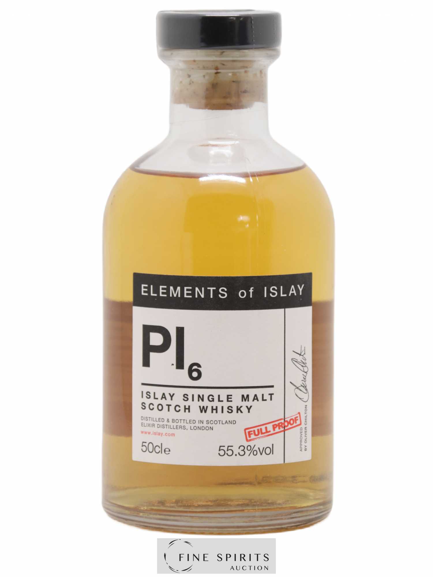 Elements Of Islay Elixir Distillers PI6 Full Proof 50cl - Lotto di 1 bottiglia - 0