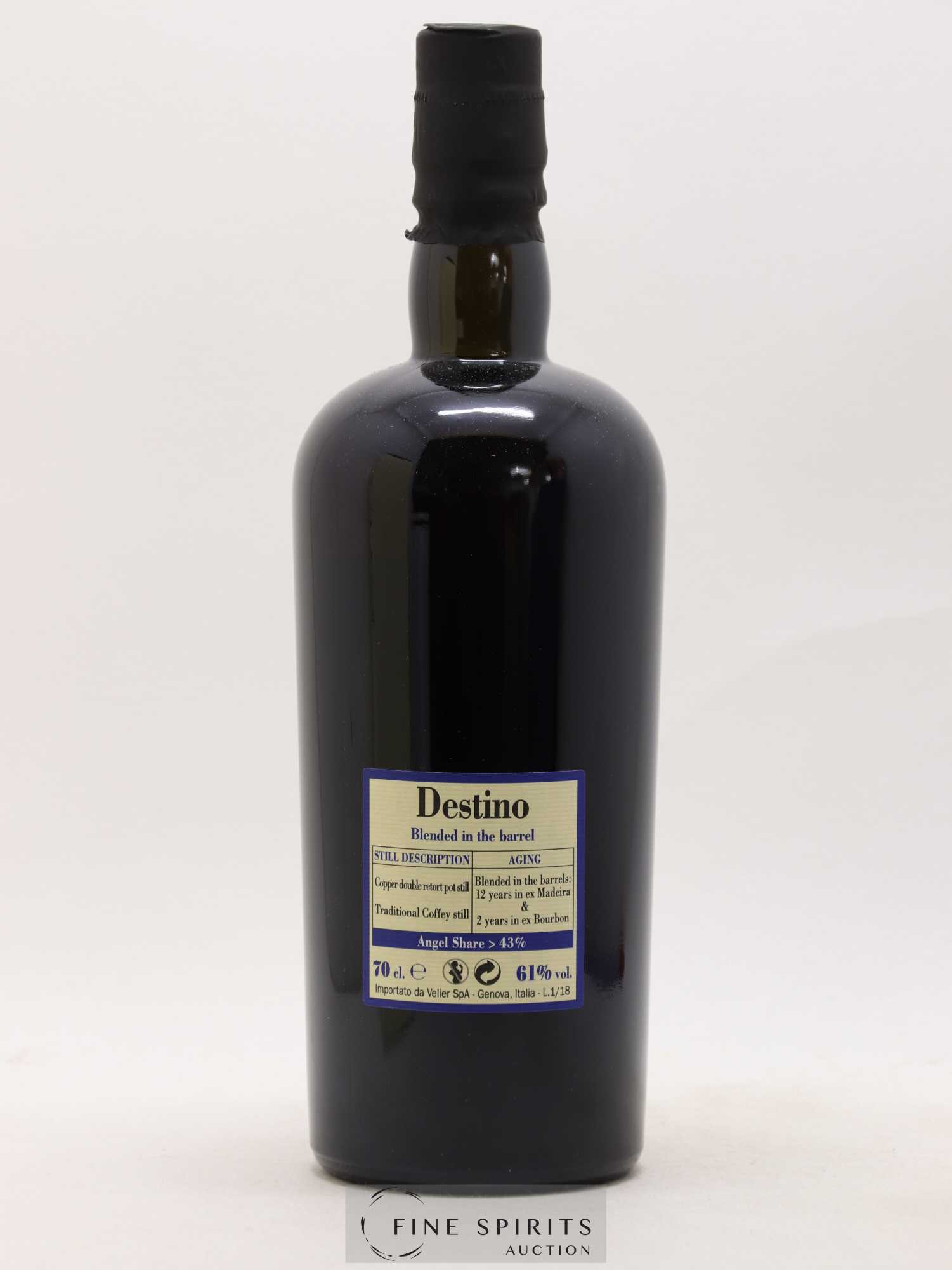 Foursquare 14 years 2003 Velier Destino Double Maturation - One of 2610 - bottled 2017 - Lot of 1 bottle - 2