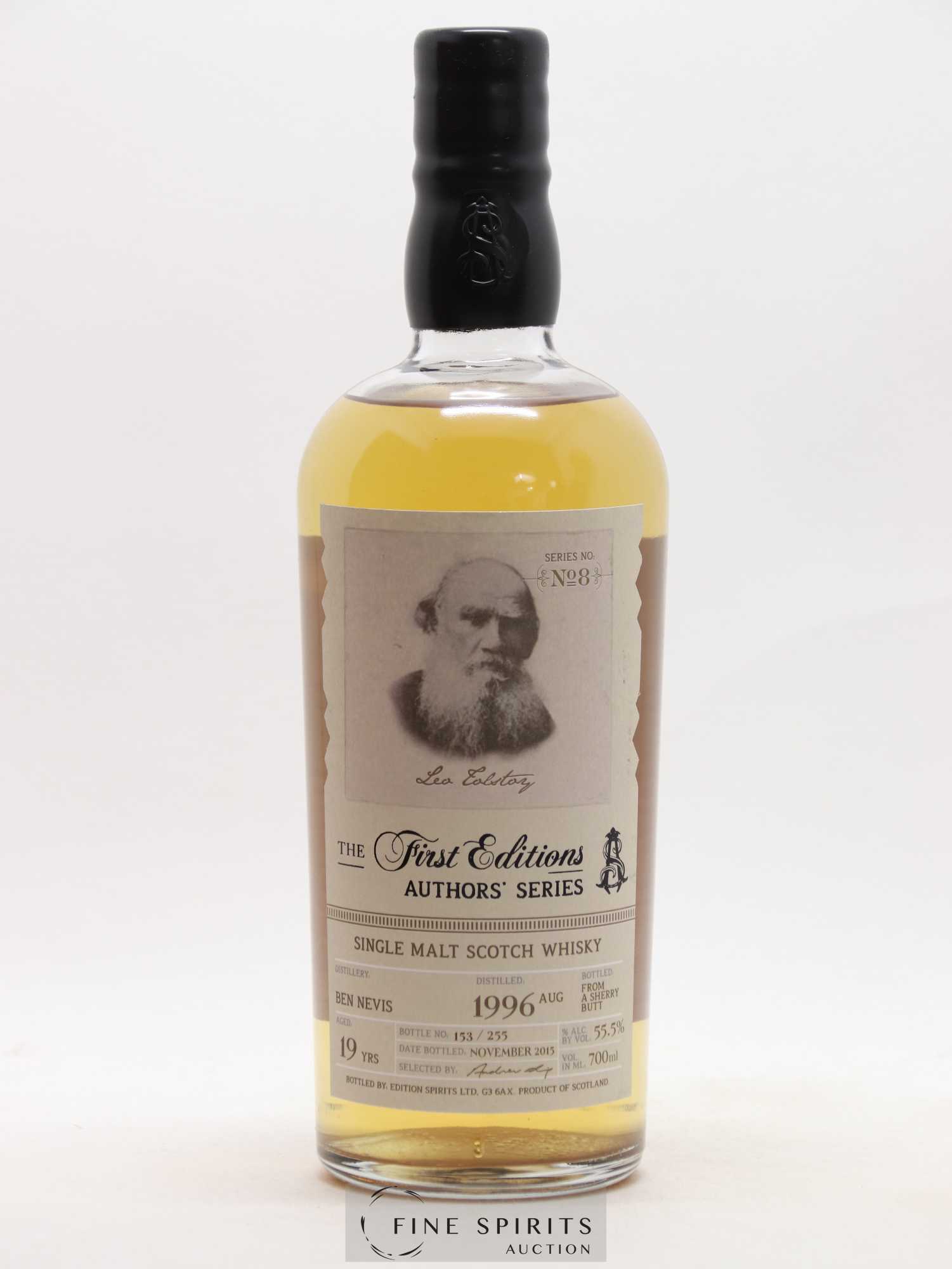 Ben Nevis 19 years 1996 Edition Spirits Author's Series n°8 Sherry Butt Cask - One of 255 - bottled 2015 The First Editions - Lot of 1 bottle - 1