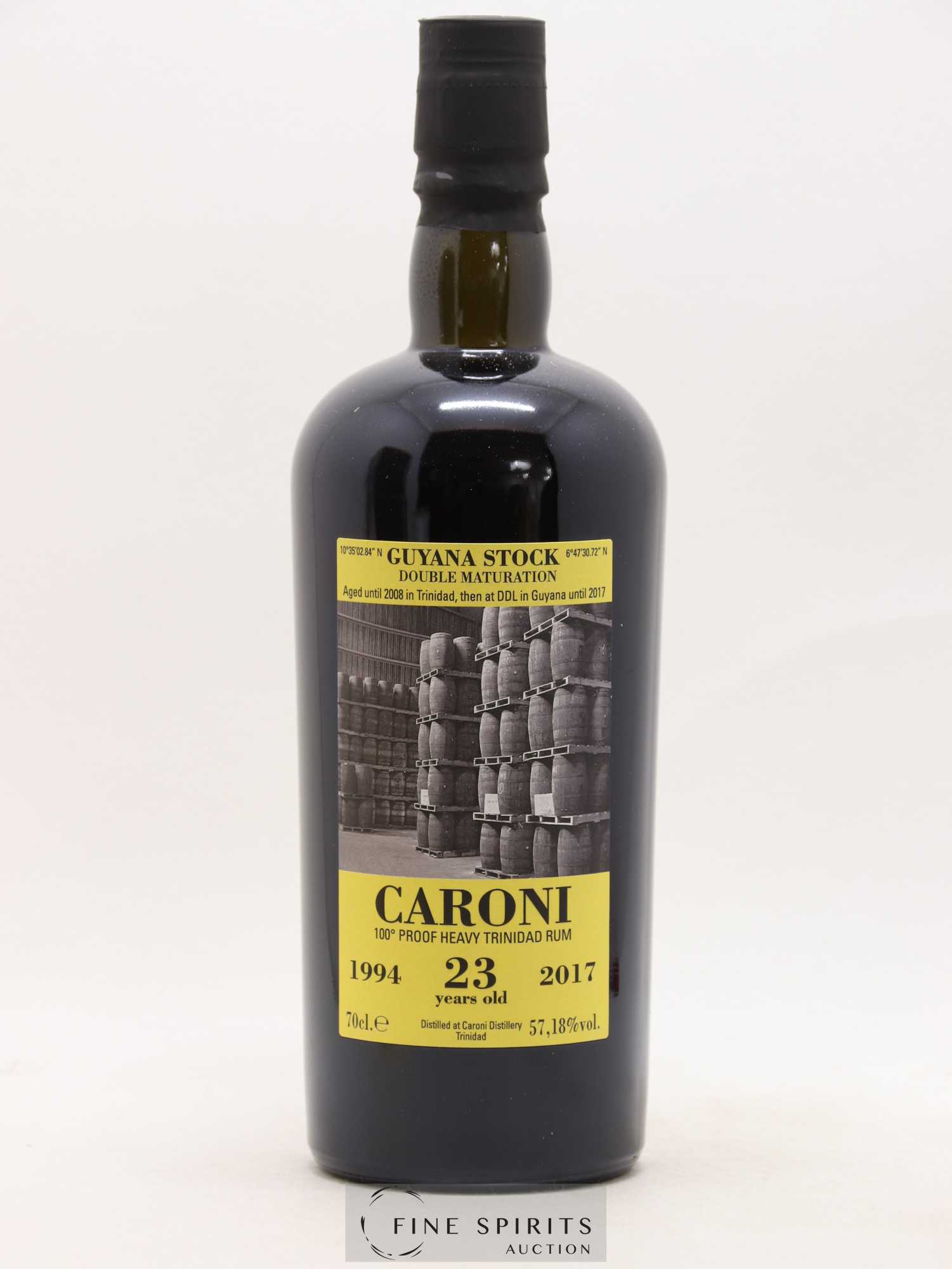 Caroni 23 years 1994 Velier 36th Release Double Maturation - bottled 2017 Guyana Stock - Lot de 1 bouteille - 1