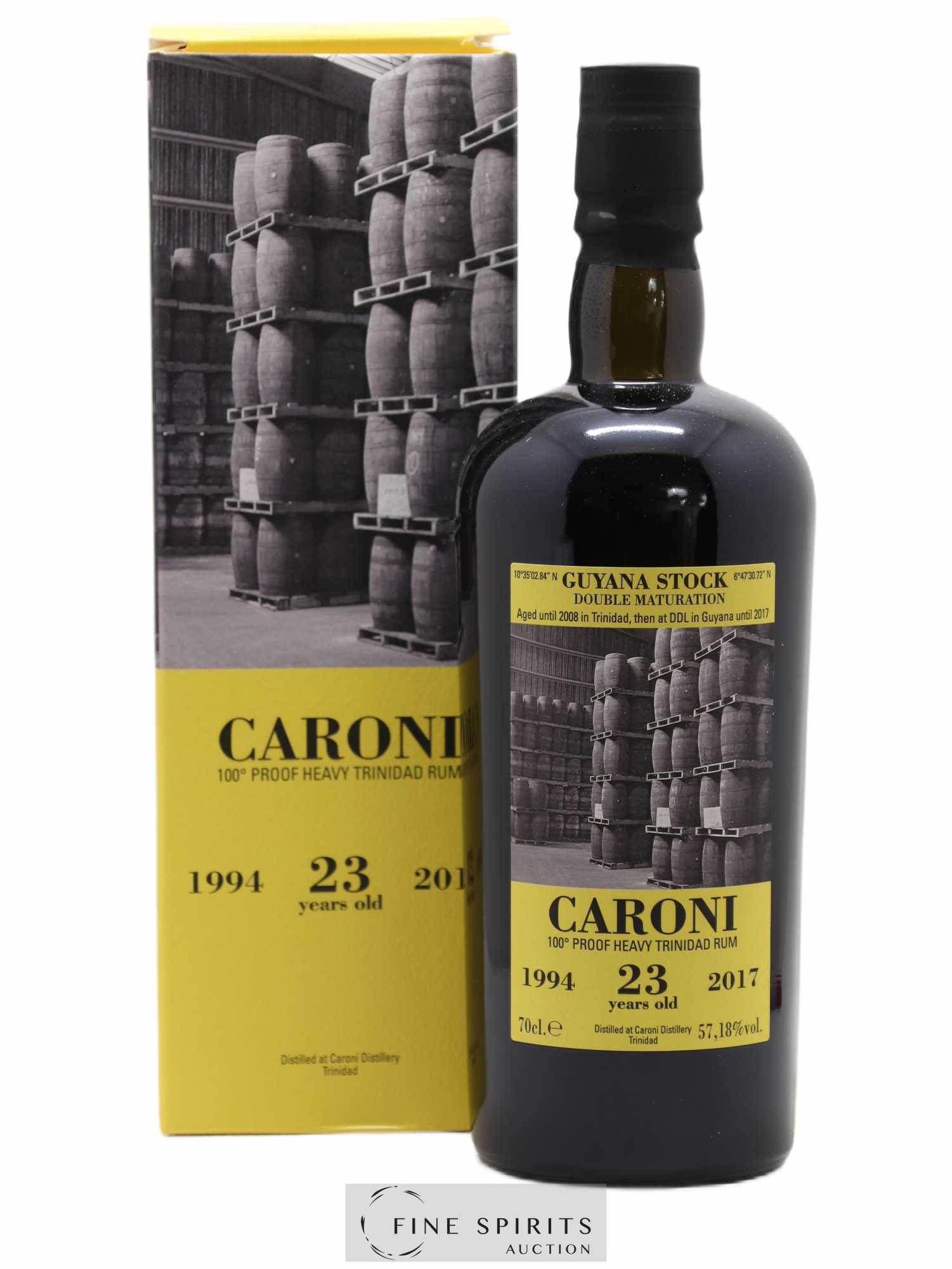 Caroni 23 years 1994 Velier 36th Release Double Maturation - bottled 2017 Guyana Stock - Lot de 1 bouteille - 0