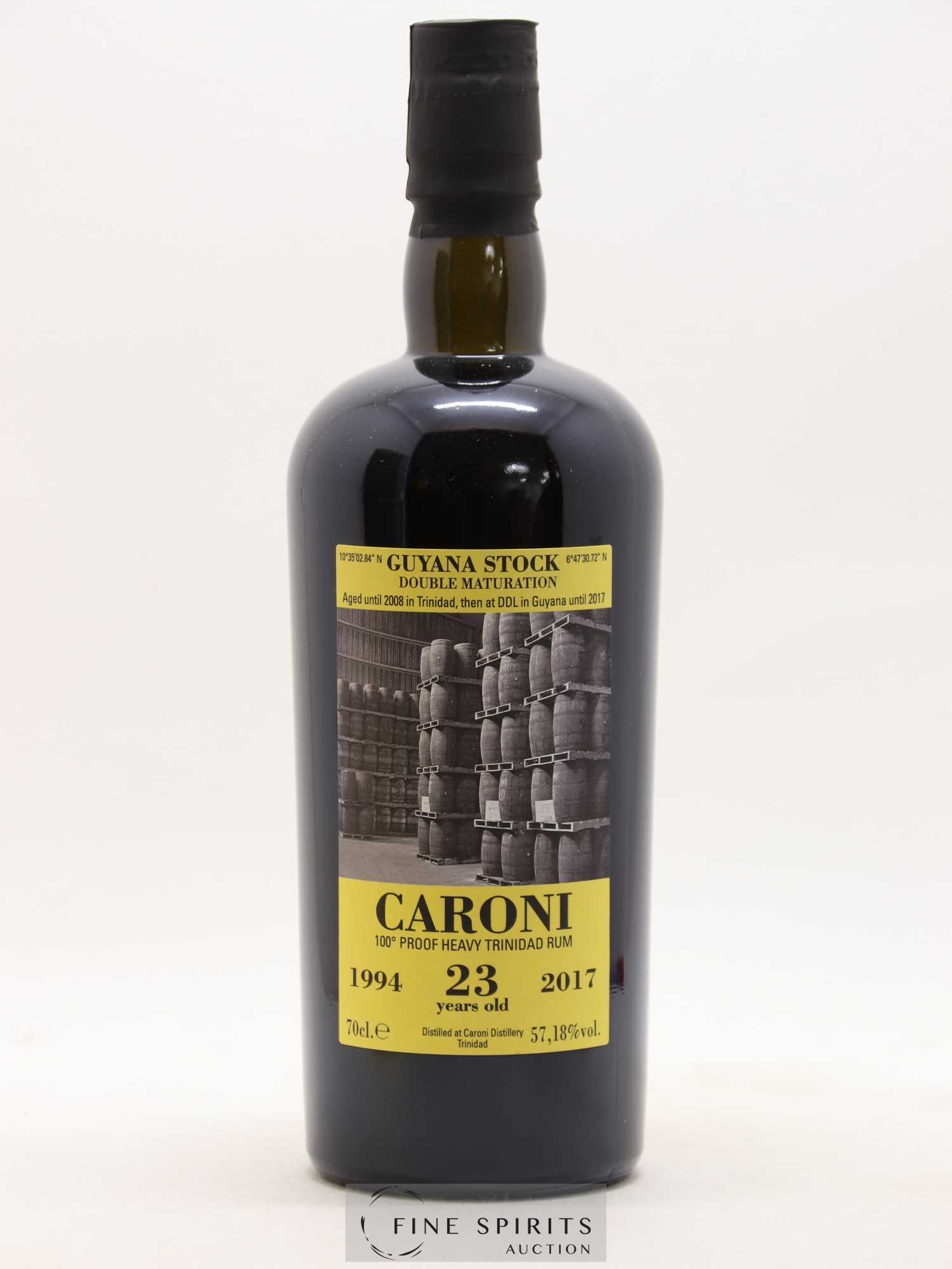 Caroni 23 years 1994 Velier 36th Release Double Maturation - bottled 2017 Guyana Stock - Lot de 1 bouteille - 1