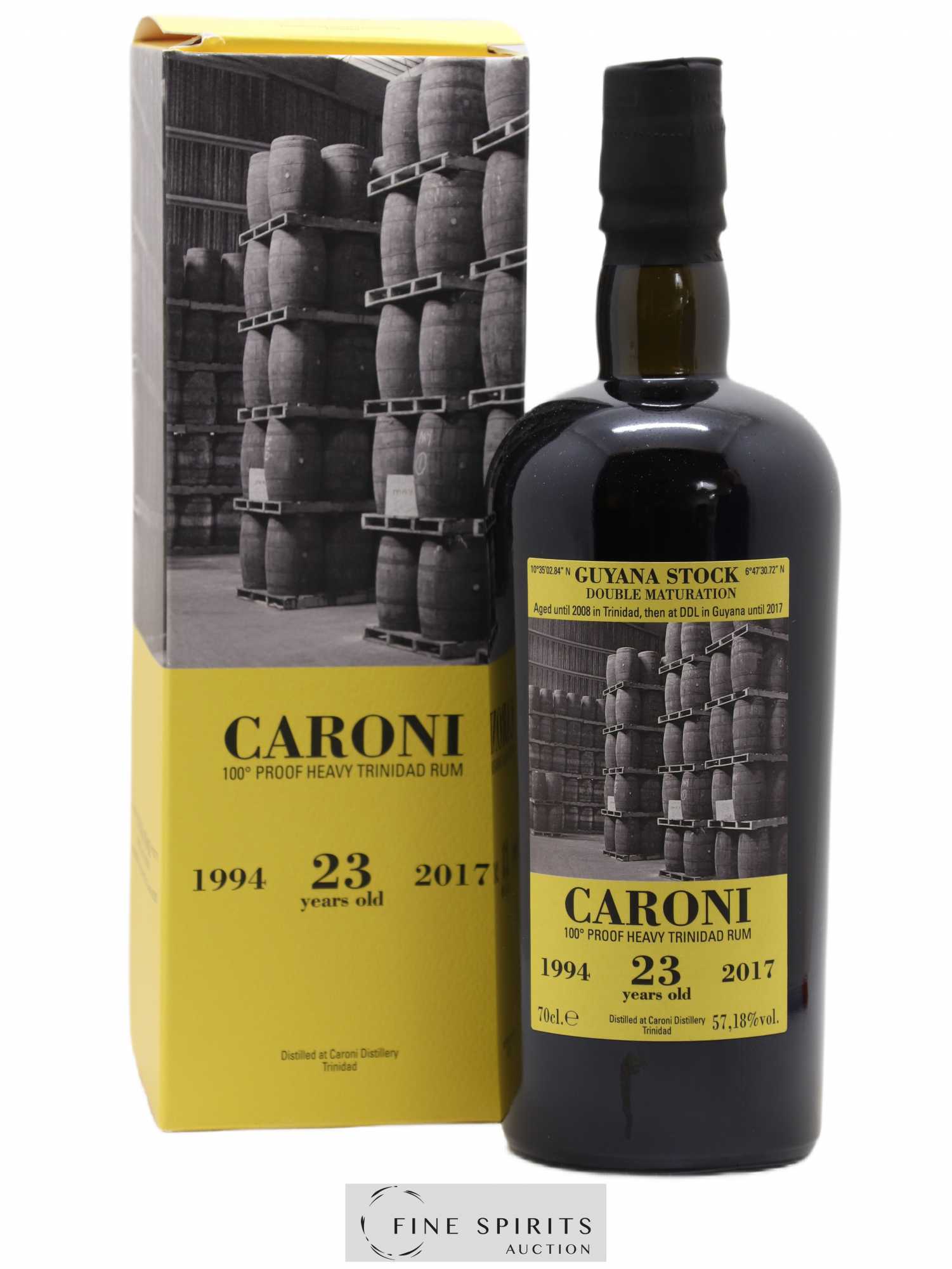 Caroni 23 years 1994 Velier 36th Release Double Maturation - bottled 2017 Guyana Stock - Lot de 1 bouteille - 0