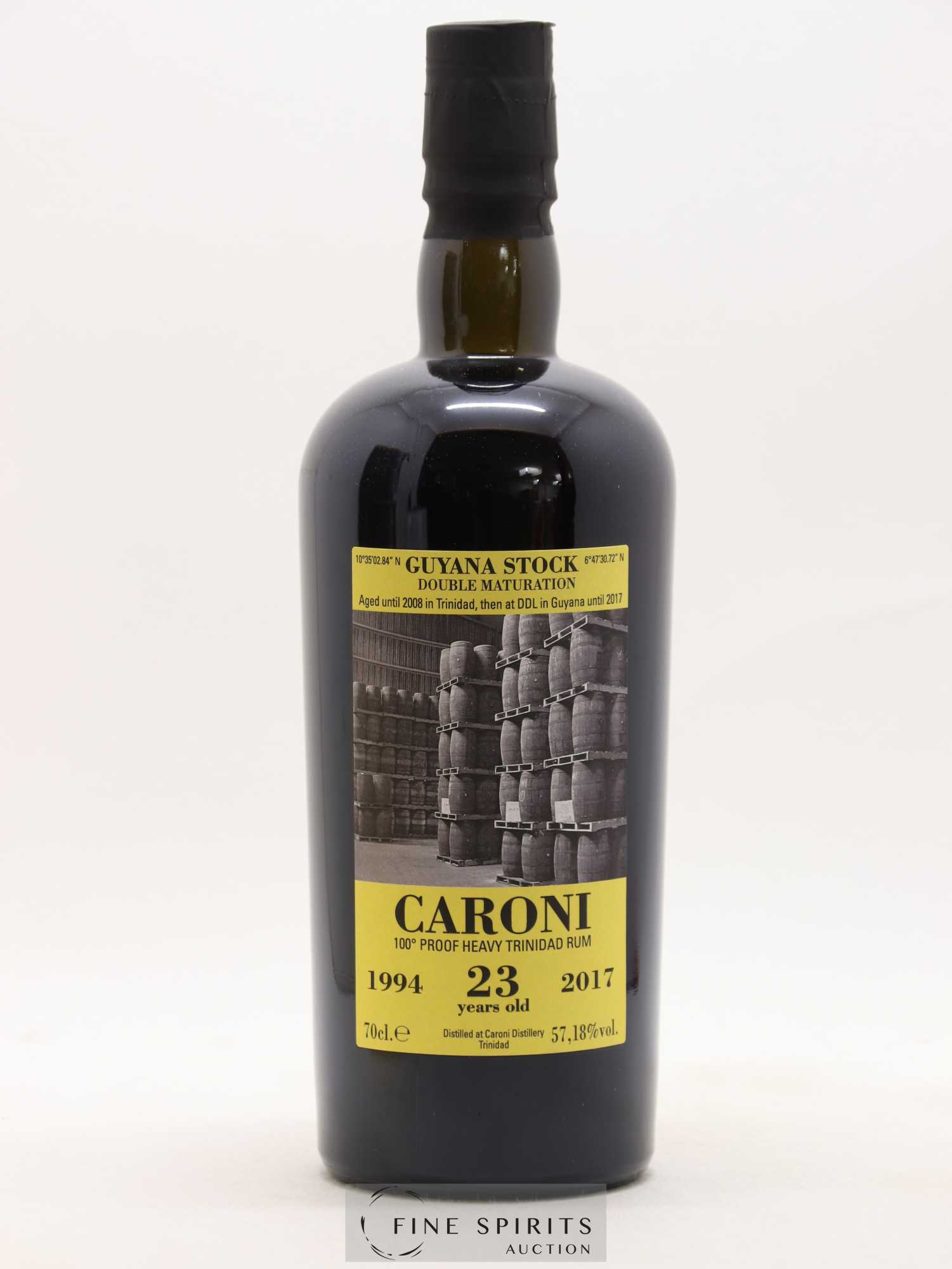 Caroni 23 years 1994 Velier 36th Release Double Maturation - bottled 2017 Guyana Stock - Lotto di 1 bottiglia - 1